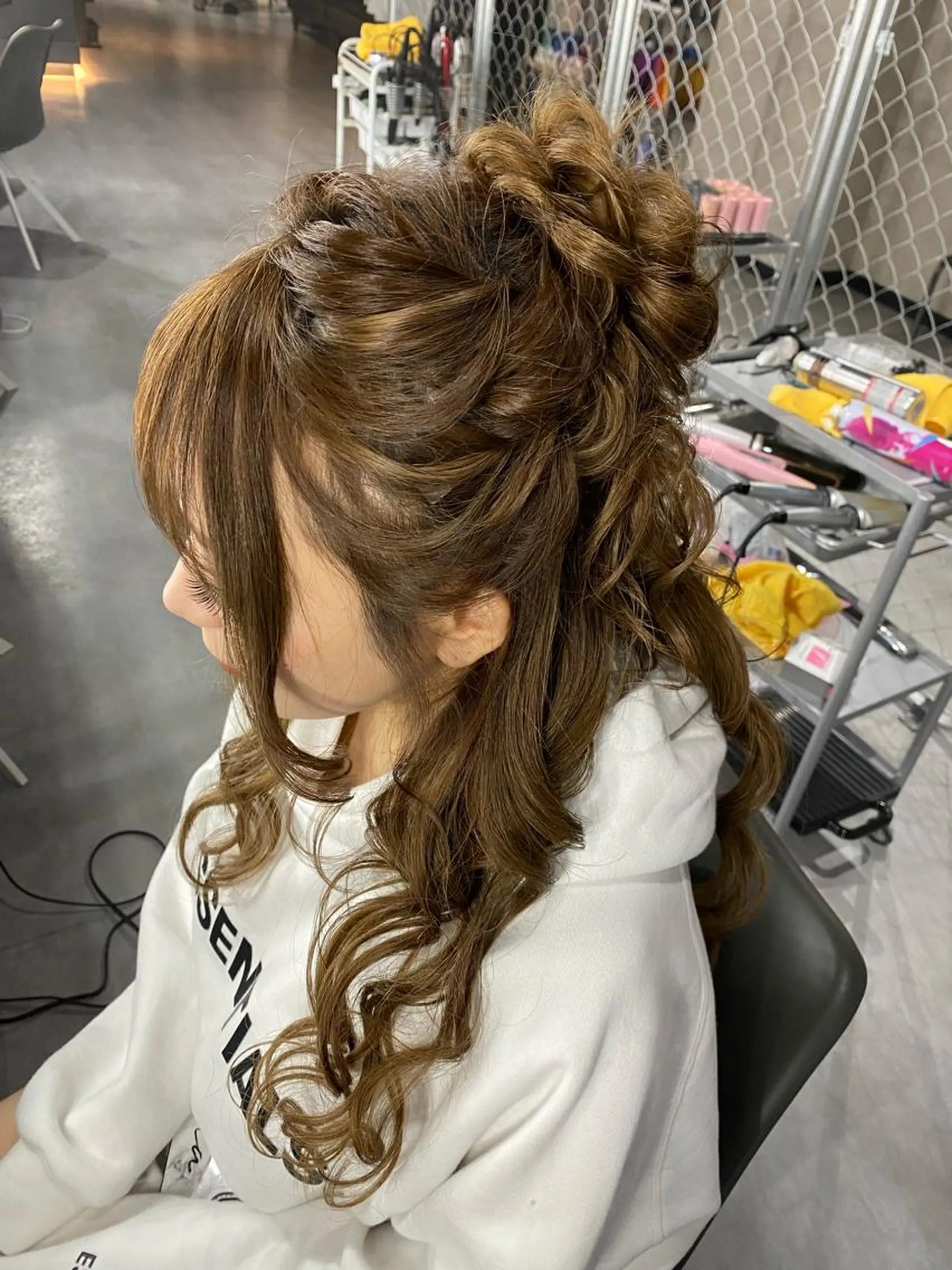ヘアアレンジ 大天使 まいめろのヘアスタイル