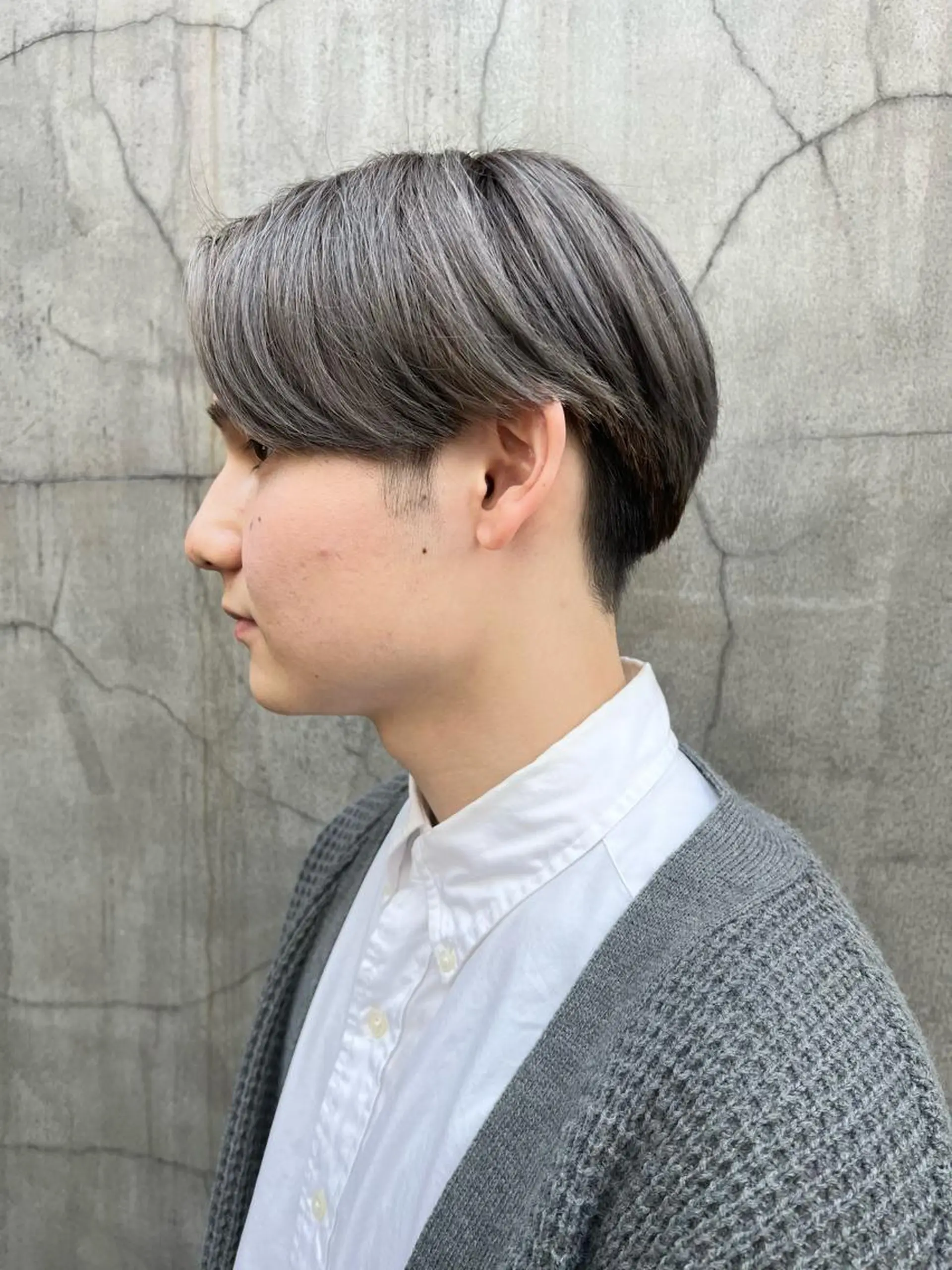 カラー メンズ グレージュ シルバー シルバーグレージュ ヘアカラー 髪質改善/縮毛矯正 /DAIKIのヘアスタイル