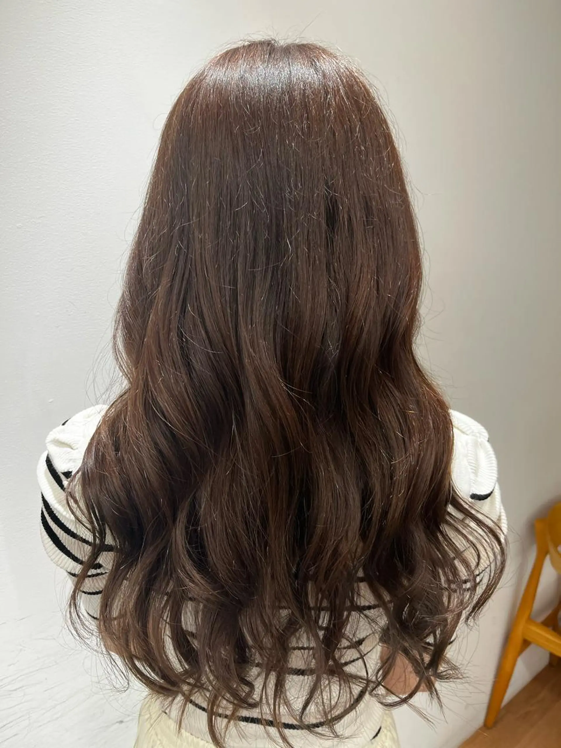 ロング カラー ブラウンカラー ショコラブラウン おくだ　りお /ハイトーンカラーのヘアスタイル