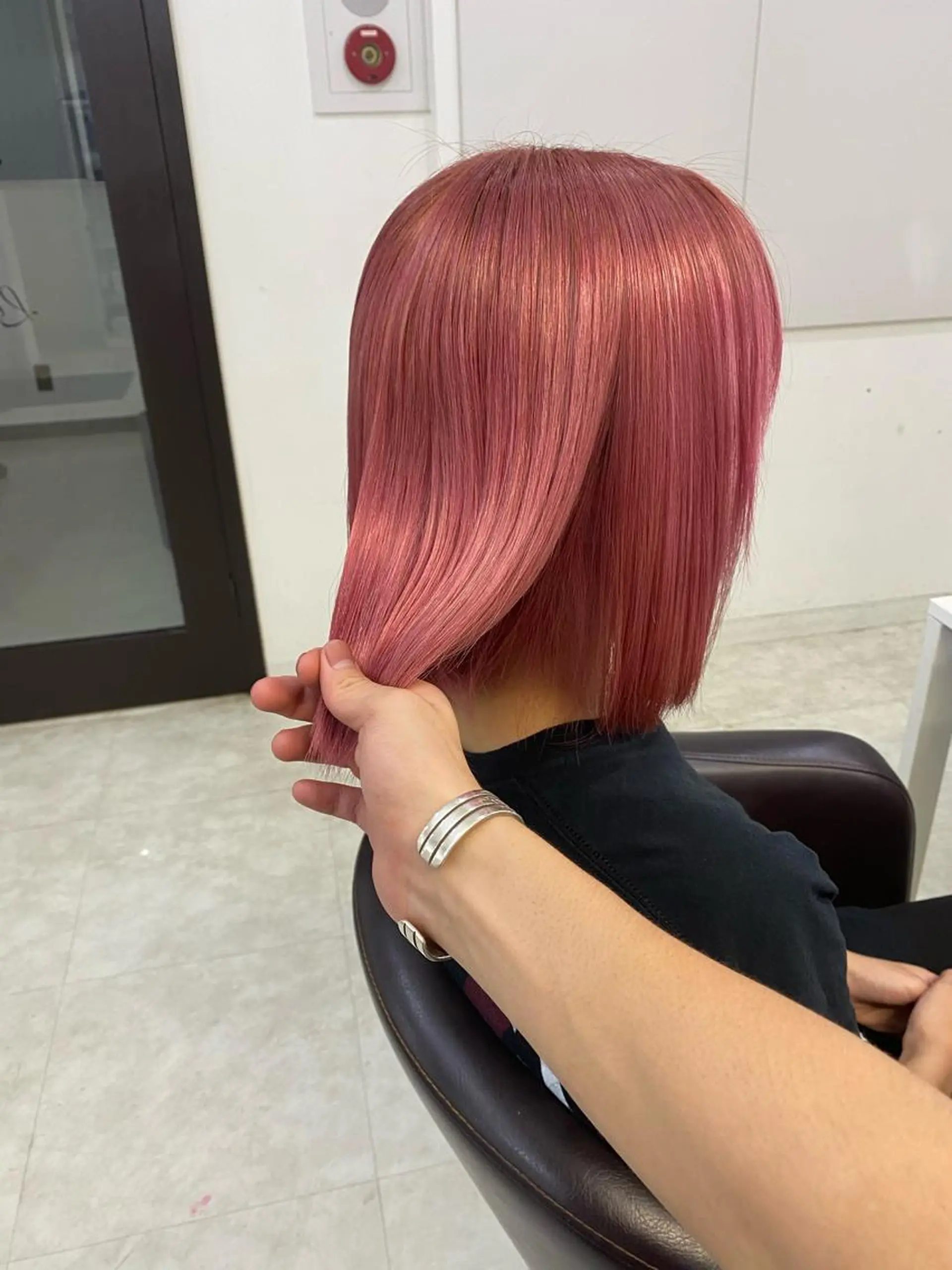 ミディアム カット パーマ トリートメント ヘアセット メンズパーマ名人 TAKUMAのヘアスタイル