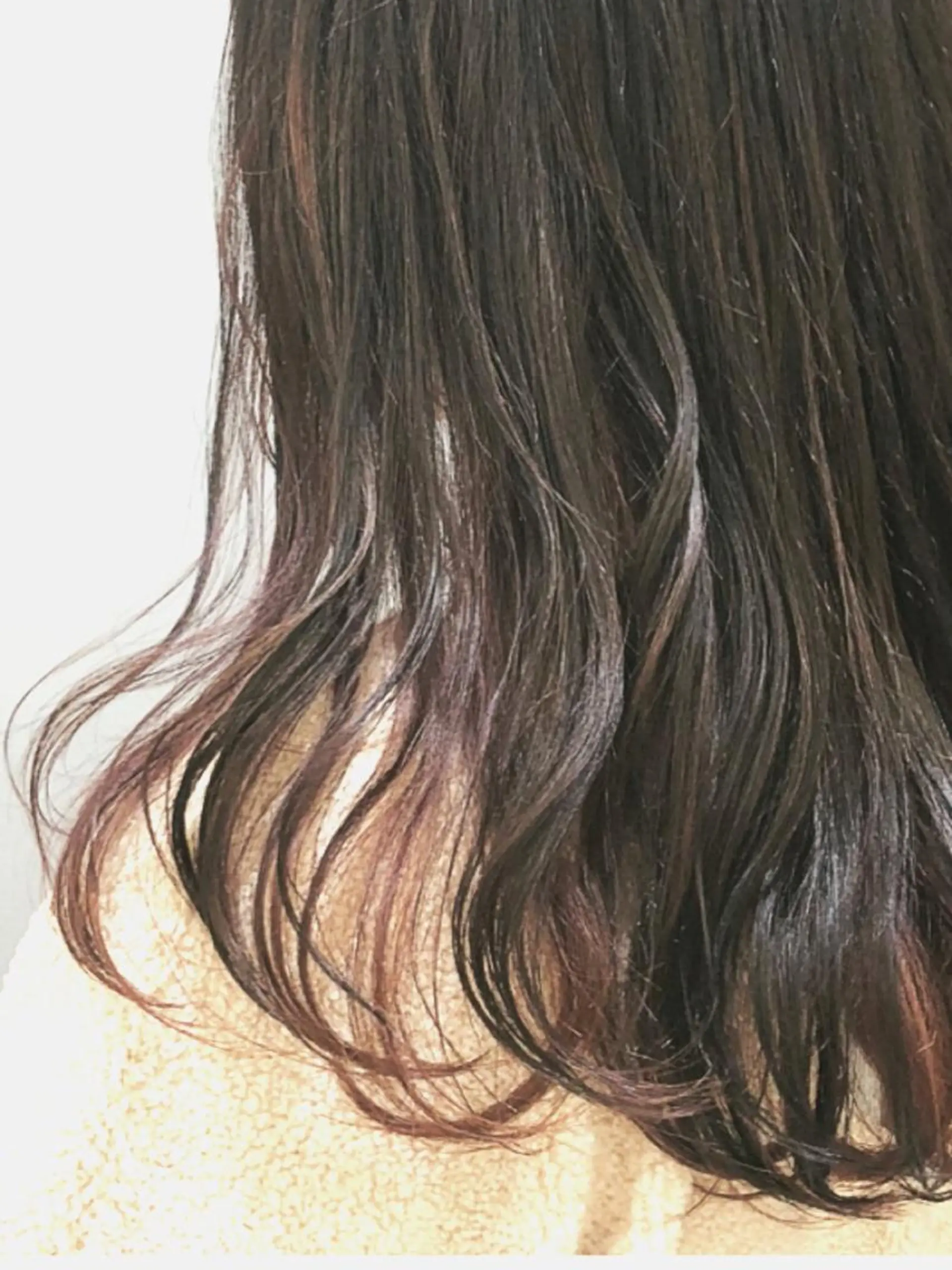 セミロング 似合わせ艶髪カラー ❤️ハダユミのヘアスタイル