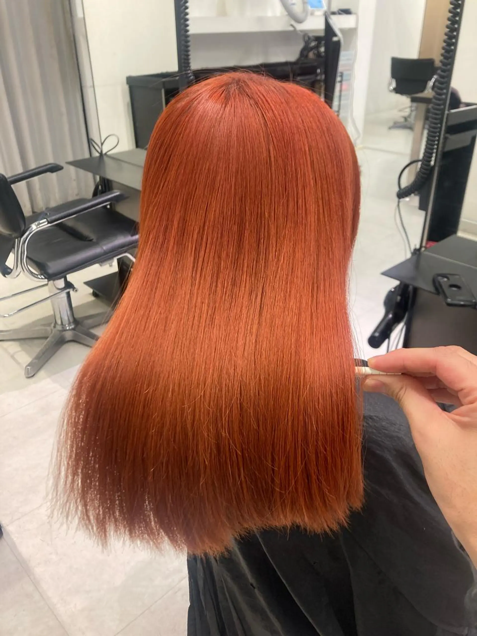 カラー ヘアカラー トリートメント ヘッドスパ ヘアセット 💖ブリーチなし透明 感💖ASAHIのヘアスタイル