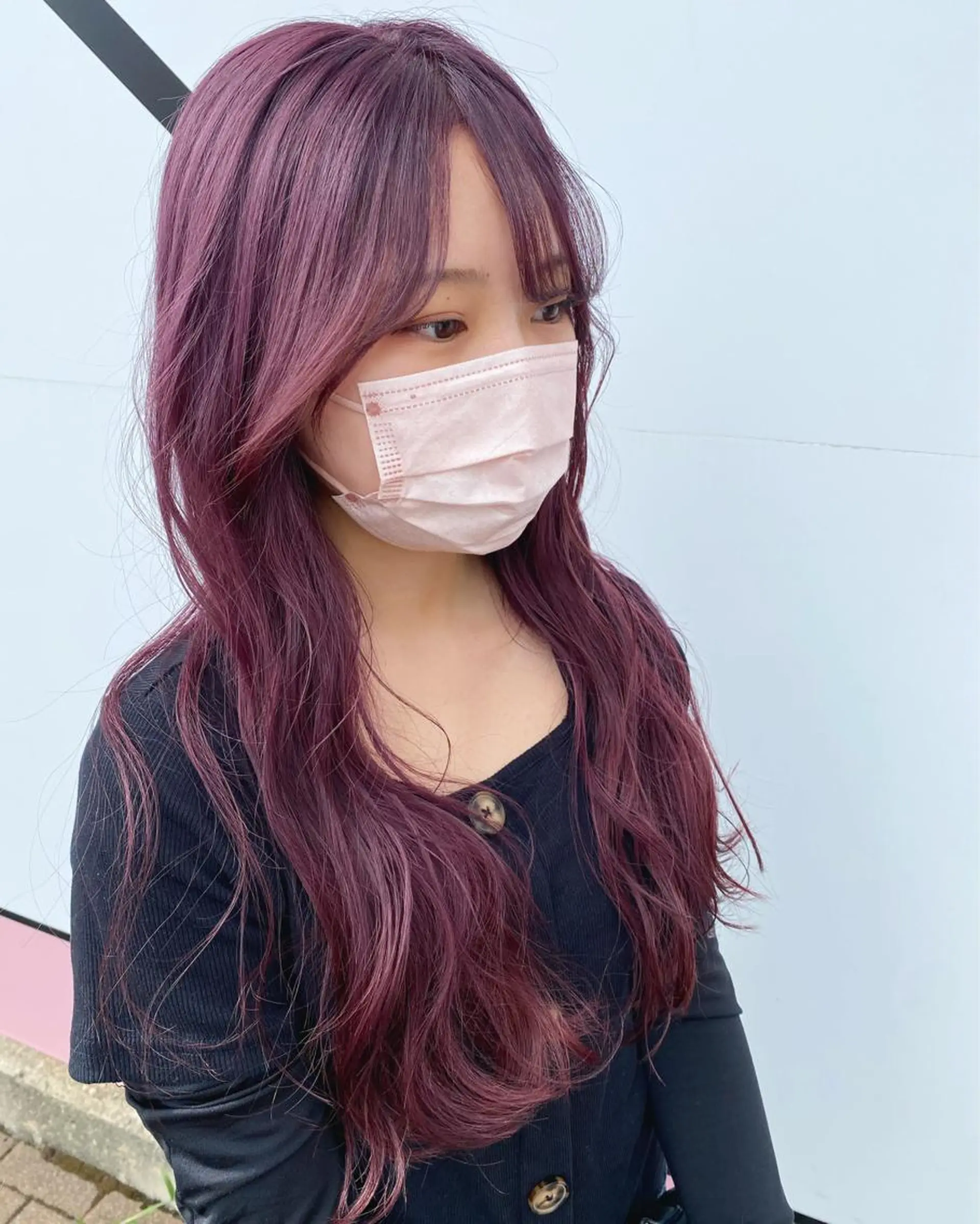 ロング カラー 💘韓国カラー💘 クルミのヘアスタイル