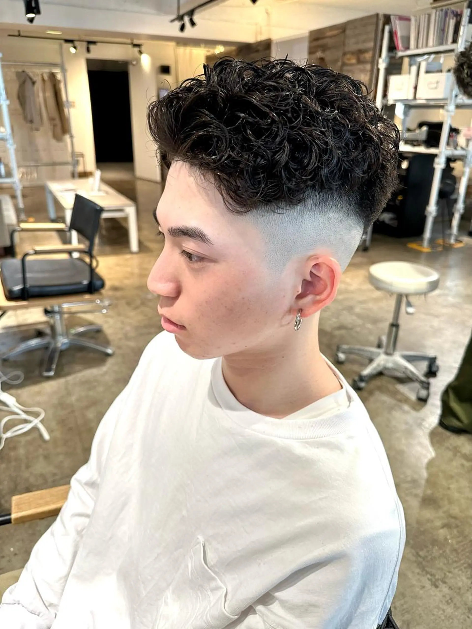 メンズ フェードカット メンズパーマ スキンフェード 骨格補正施術/メンズ 専門美容師/YUYAのヘアスタイル