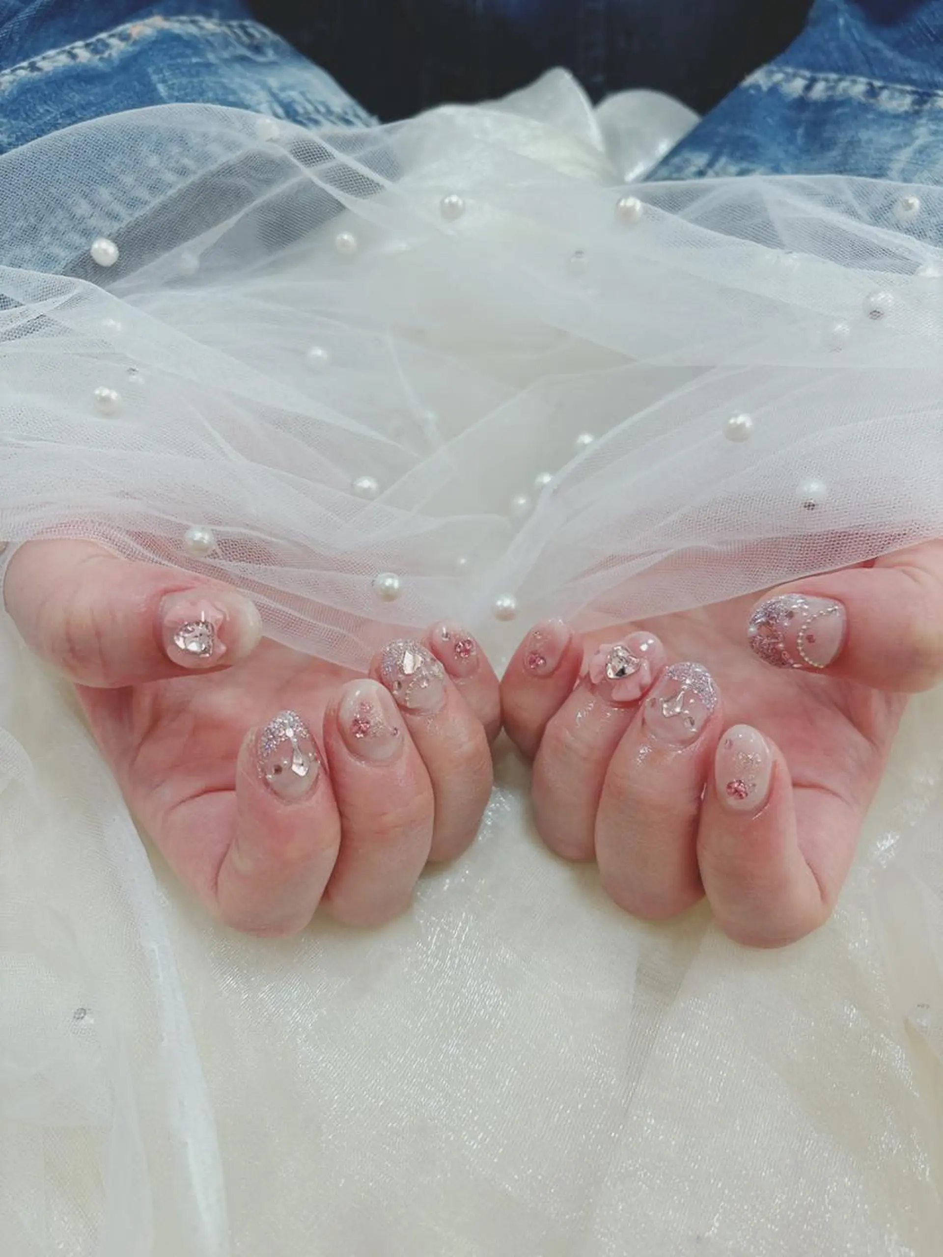 ネイル 🦋ネイルサロン ブラン🌈ゆりのネイルデザイン