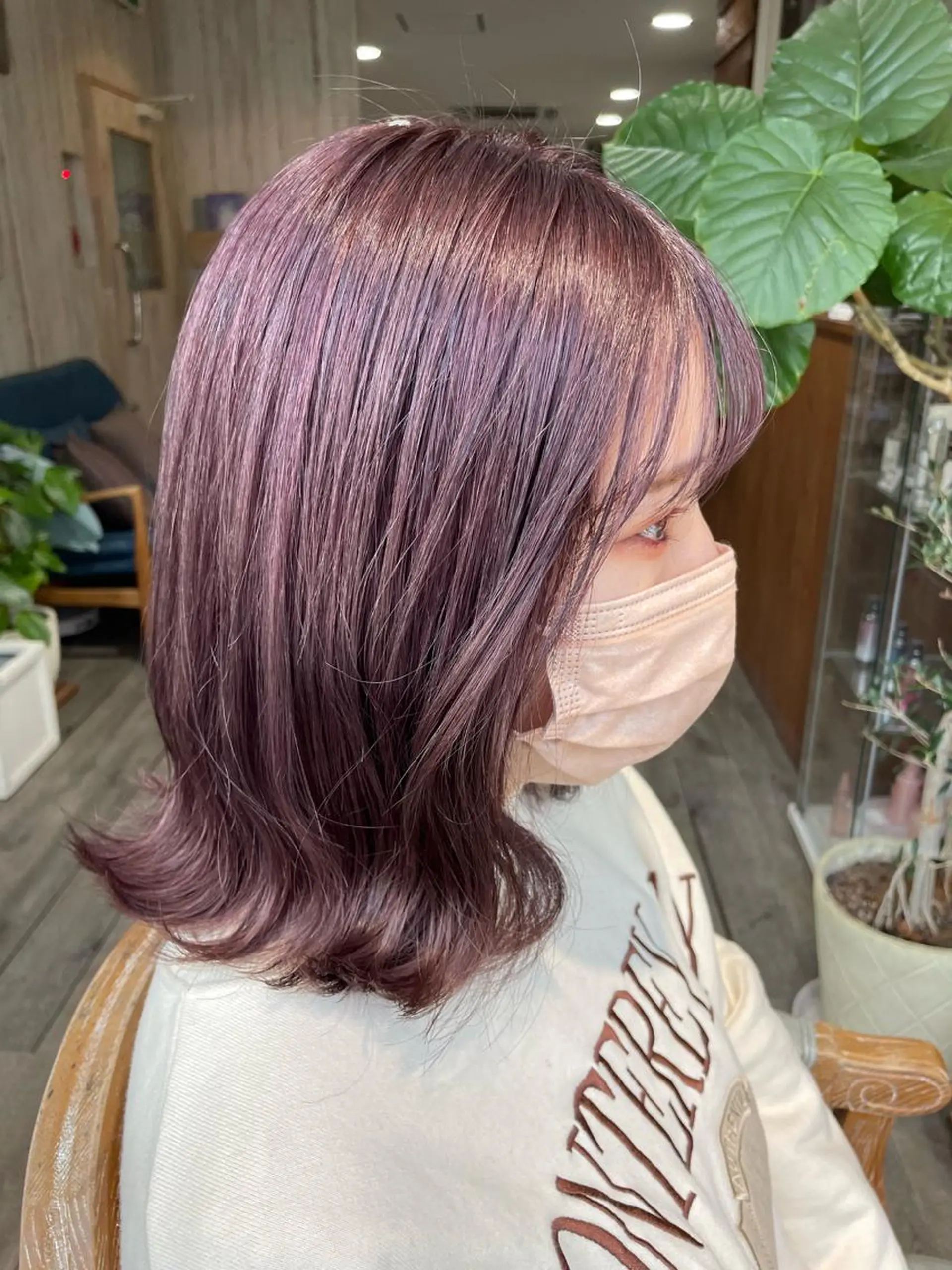 ミディアム カラー exfa sakura🪞のヘアスタイル