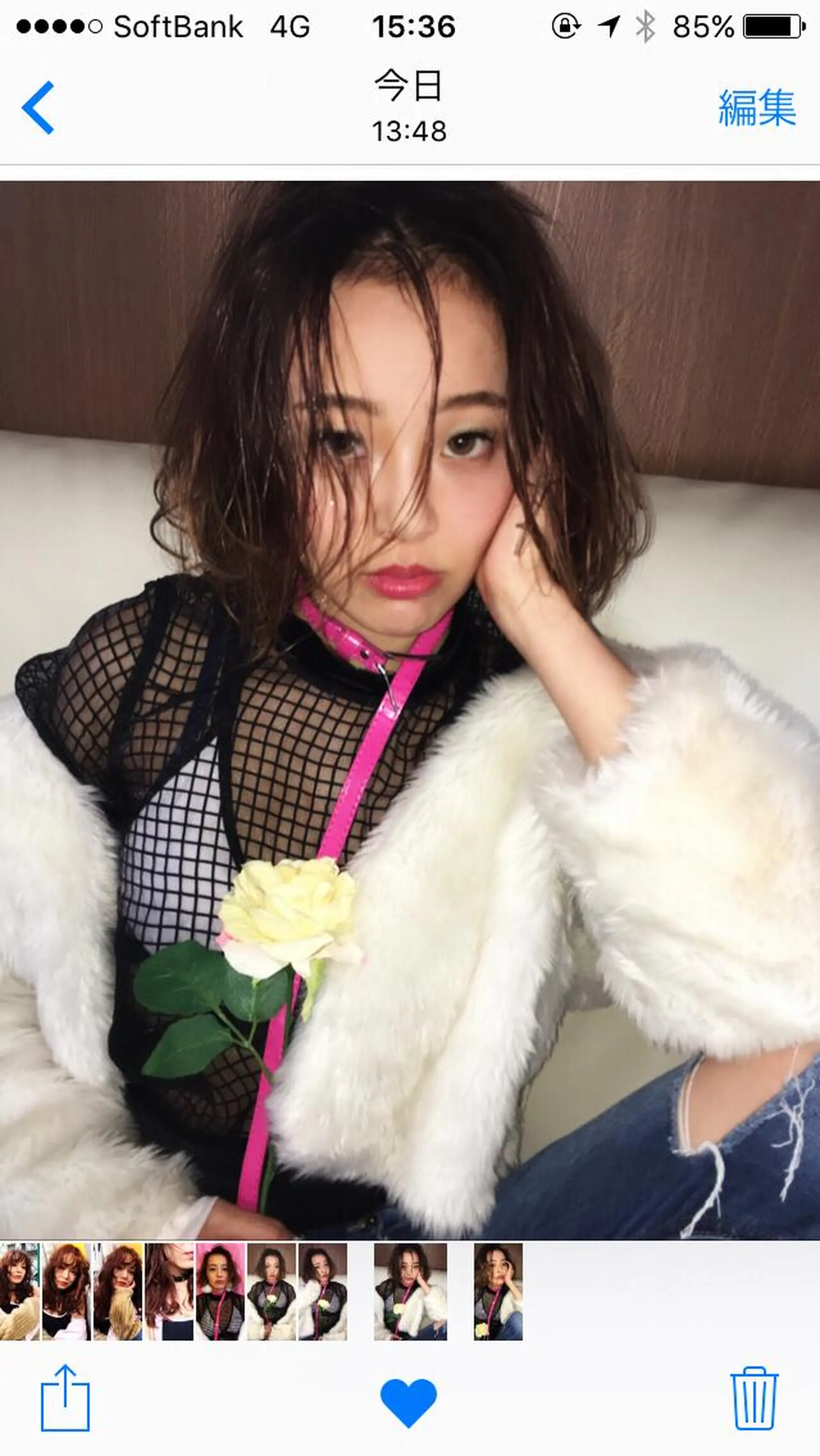 ミディアム ma naのヘアスタイル