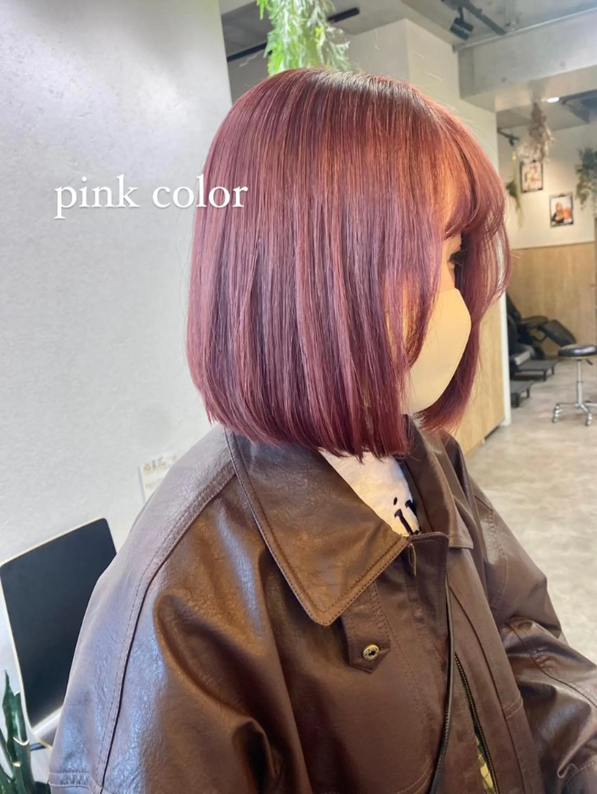 ミディアム カラー 透けるベージュ/ 艶カラー♡のヘアスタイル