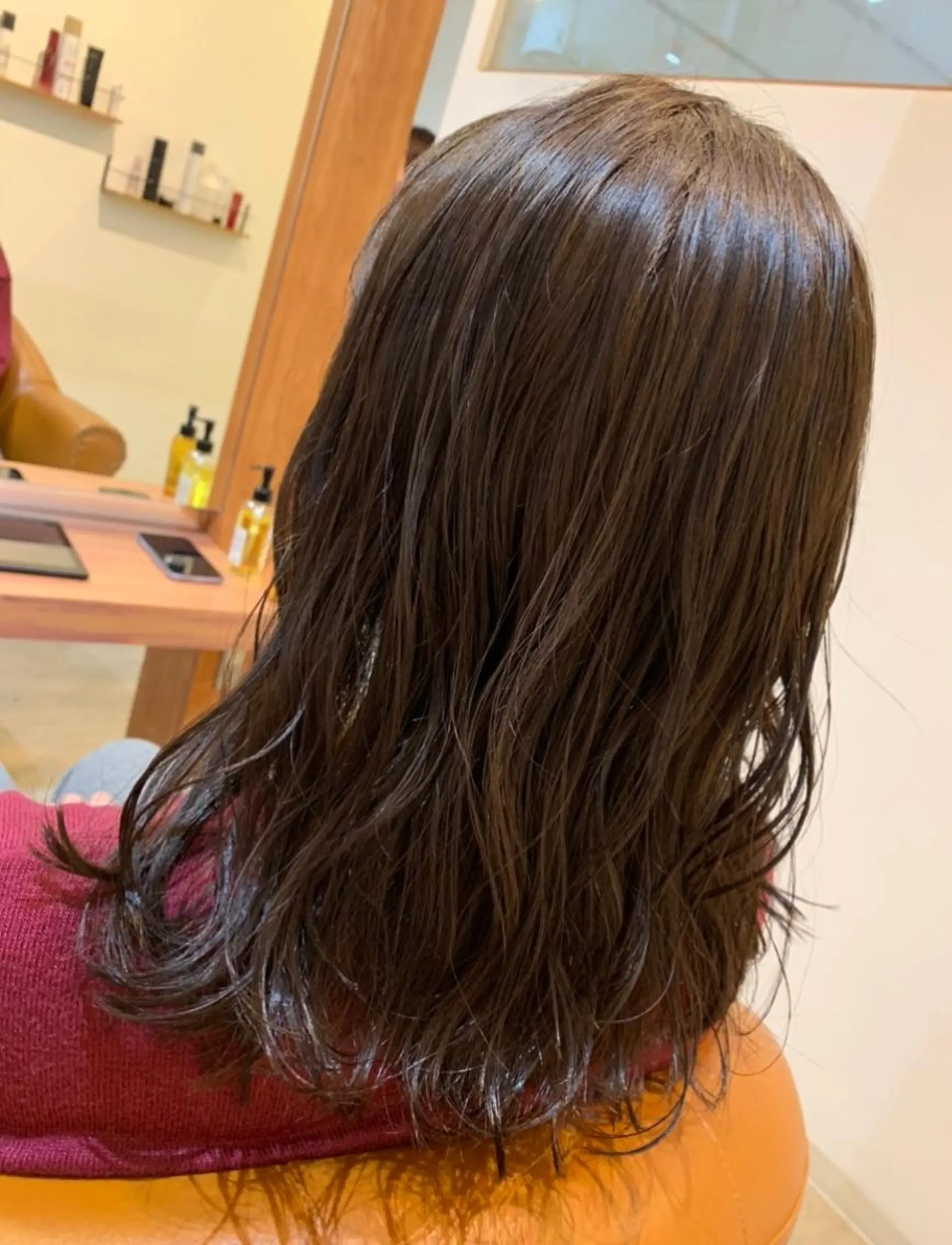 ミディアム カラー ブラウンカラー brace立花 ✂︎ 吉田 茉由のヘアスタイル