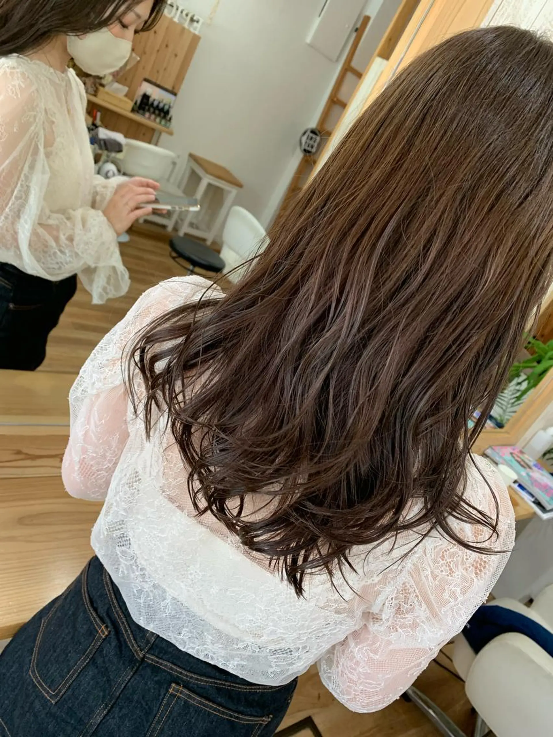 ロング カラー イルミナカラー hair &make EPICRUMIのヘアスタイル