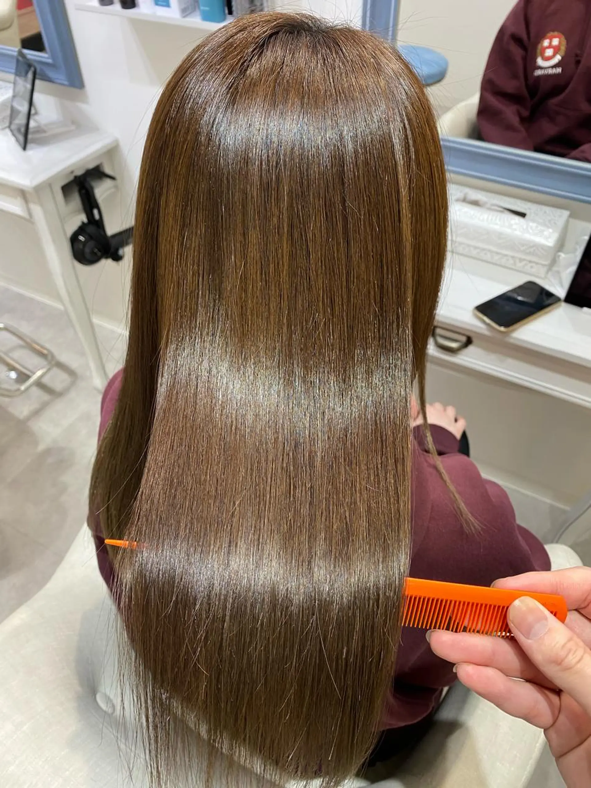 セミロング 縮毛矯正 トリートメント 【乾かすだけで革命】 早矢仕正志のヘアスタイル