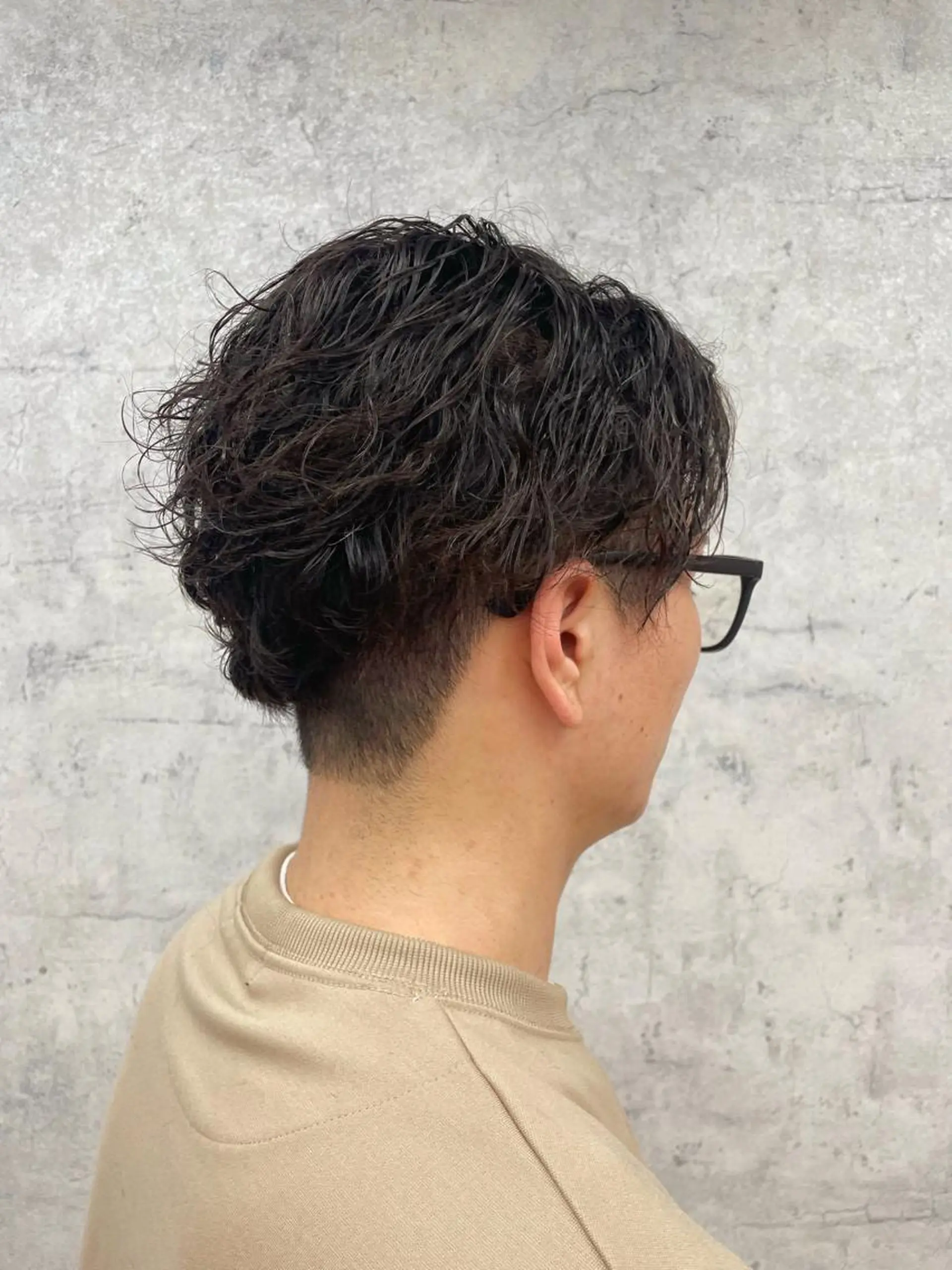 ショート パーマ メンズ 似合わせ🌿‬髪質 改善🧸RYUGOのヘアスタイル