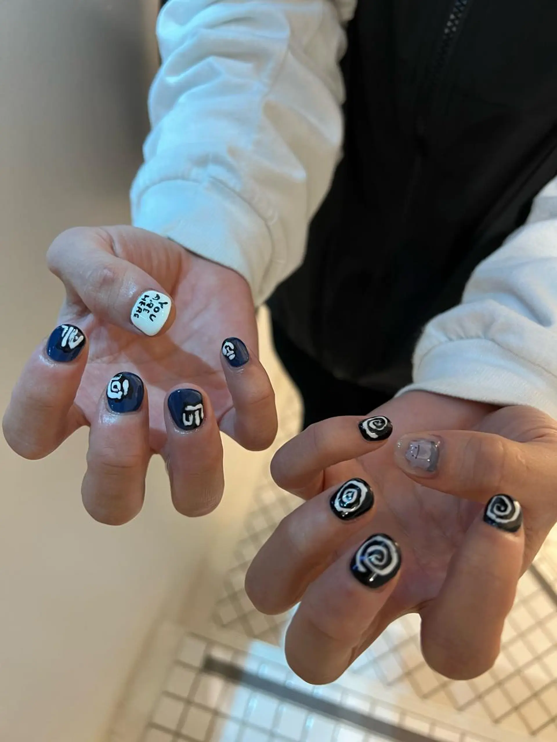 メンズ ネイル 【韓国ヘア・ネイル】 HINATA🍒のネイルデザイン