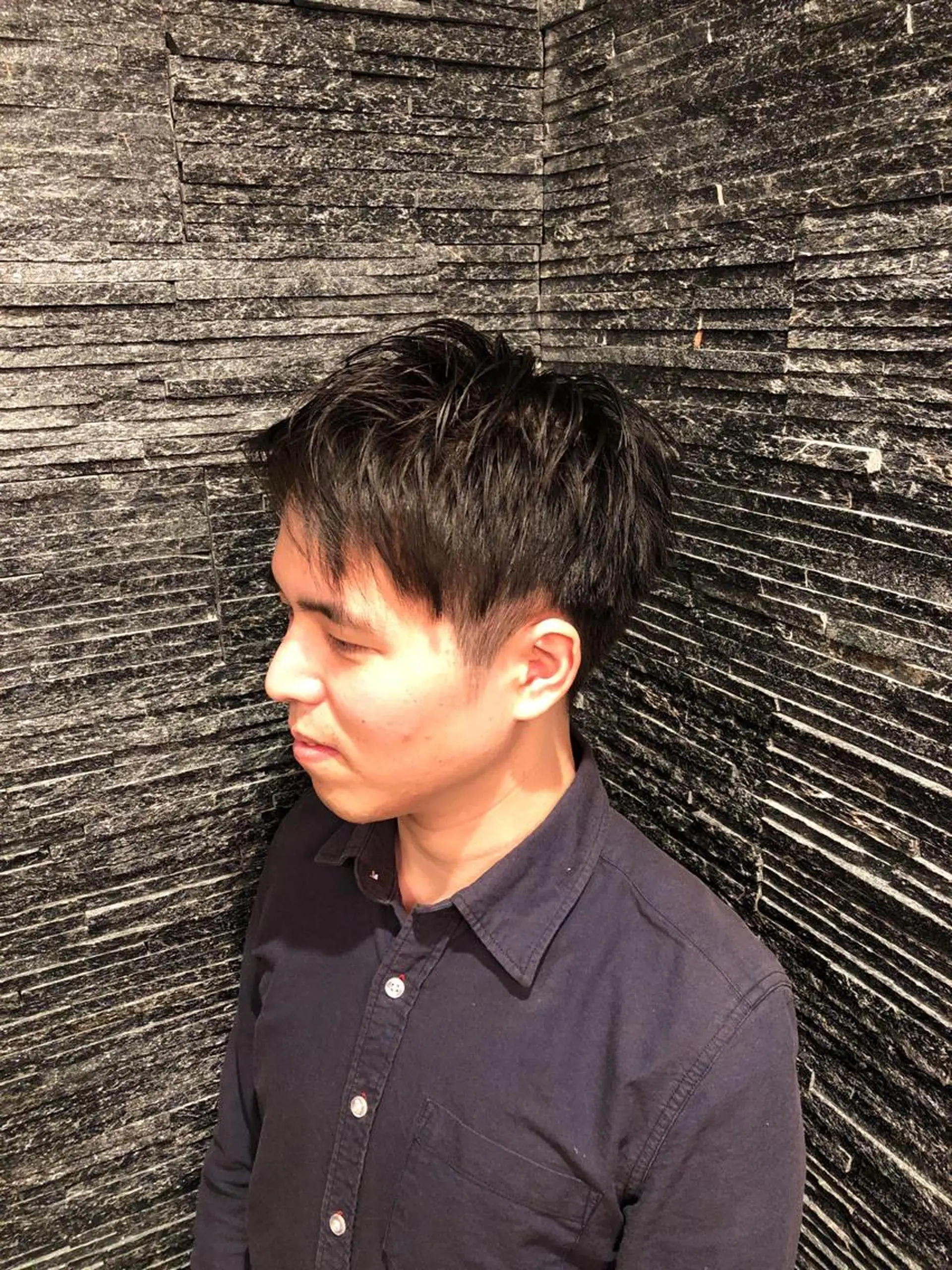 ミディアム メンズ ✨メンズカット 無料‼️✨土尾快斗のヘアスタイル