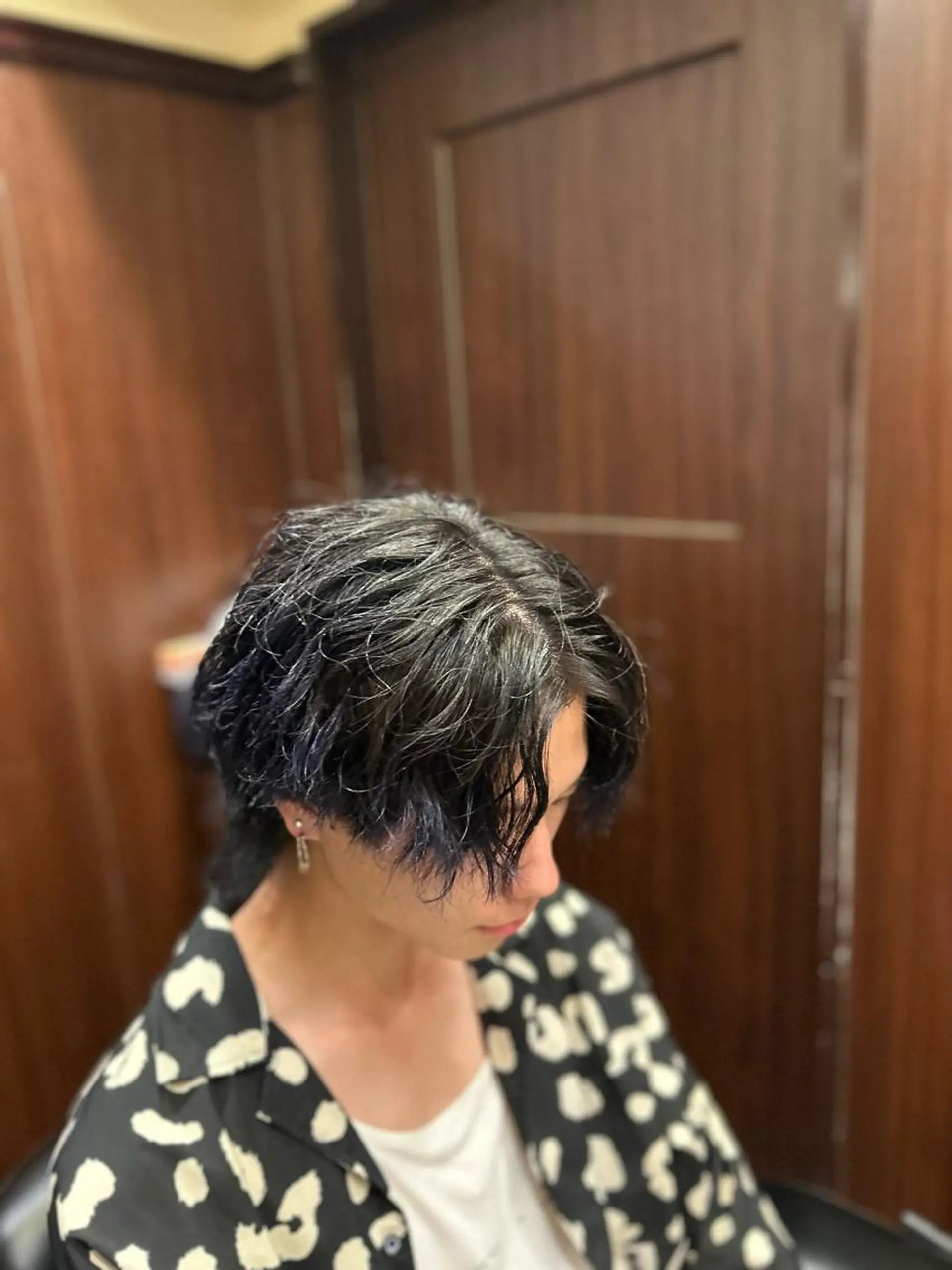 メンズ センターパート 西本 健斗のヘアスタイル