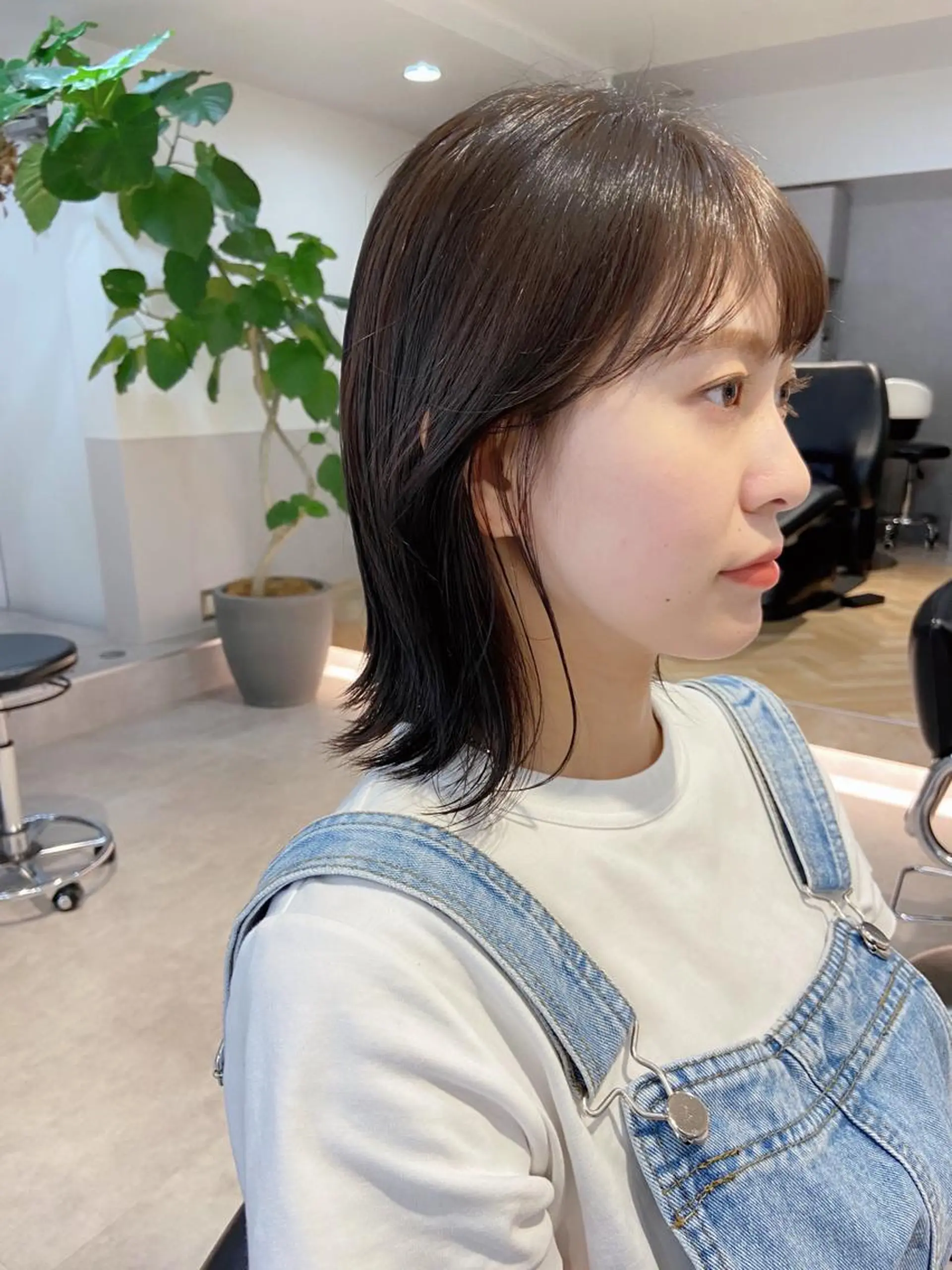 ミディアム カラー 山下夕月 ショート🫧ボブのヘアスタイル