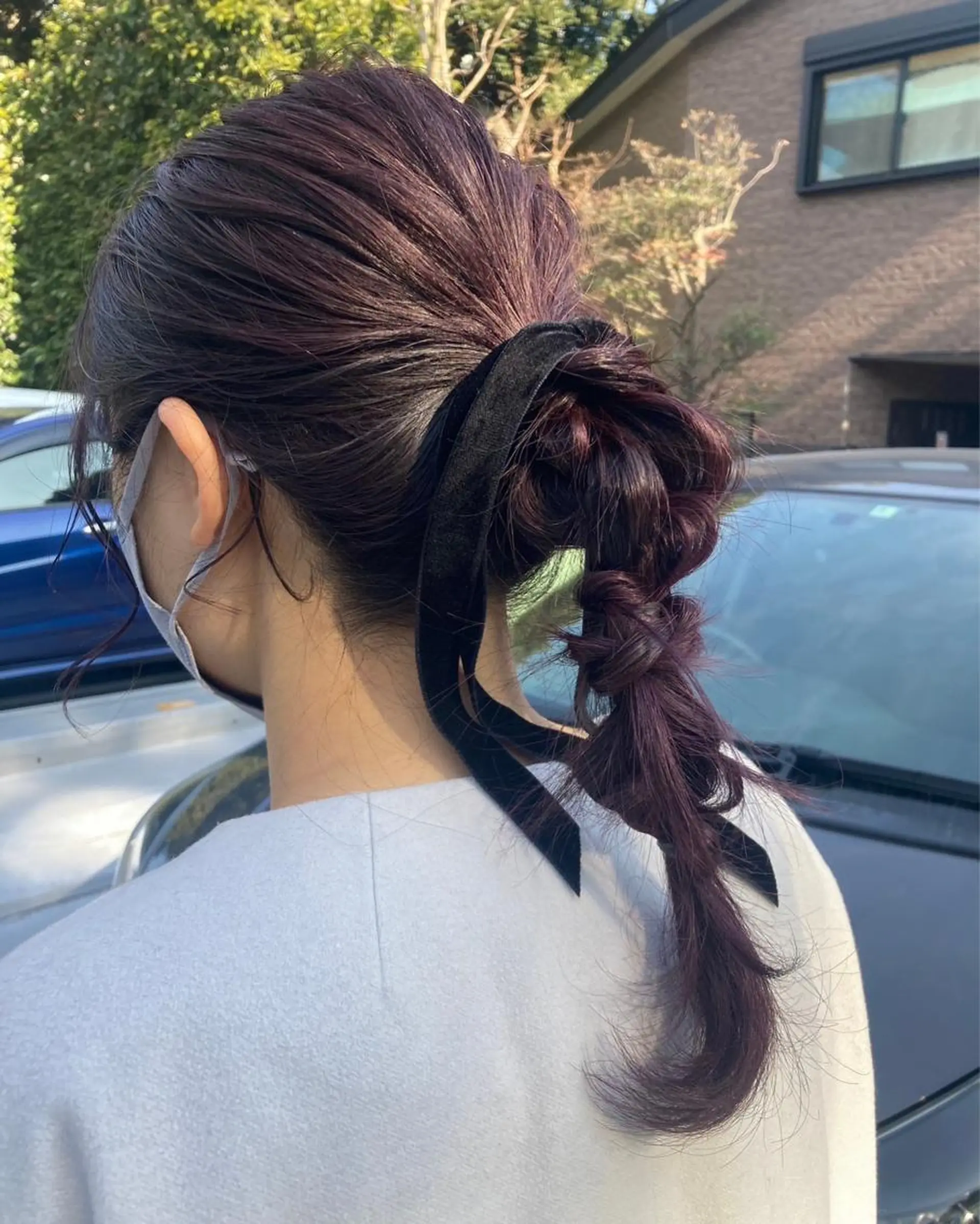 セミロング ヘアアレンジ ヘアセット サソウ ユリエ🥥のヘアスタイル