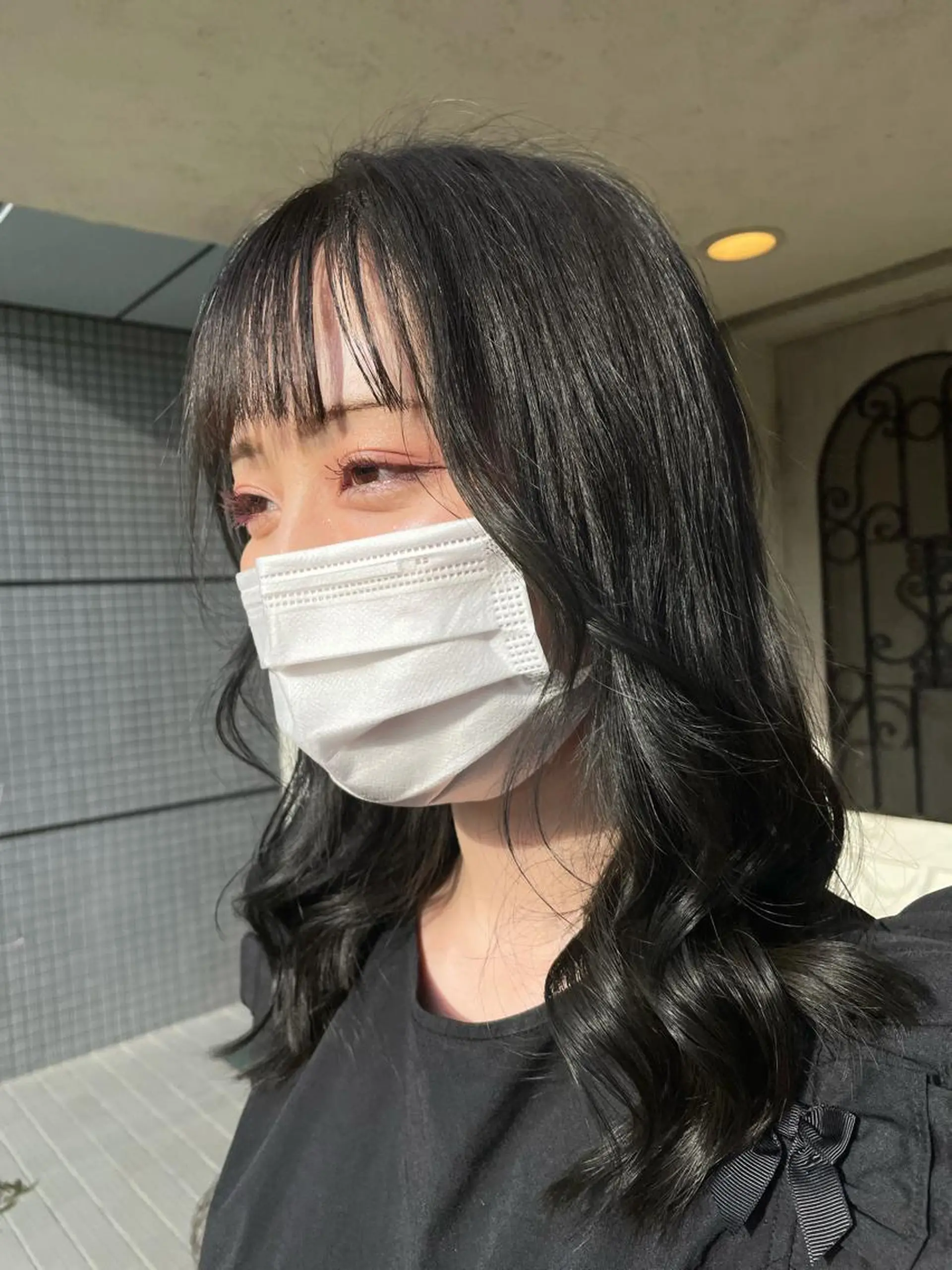 ミディアム 玉邑 美菜のヘアスタイル