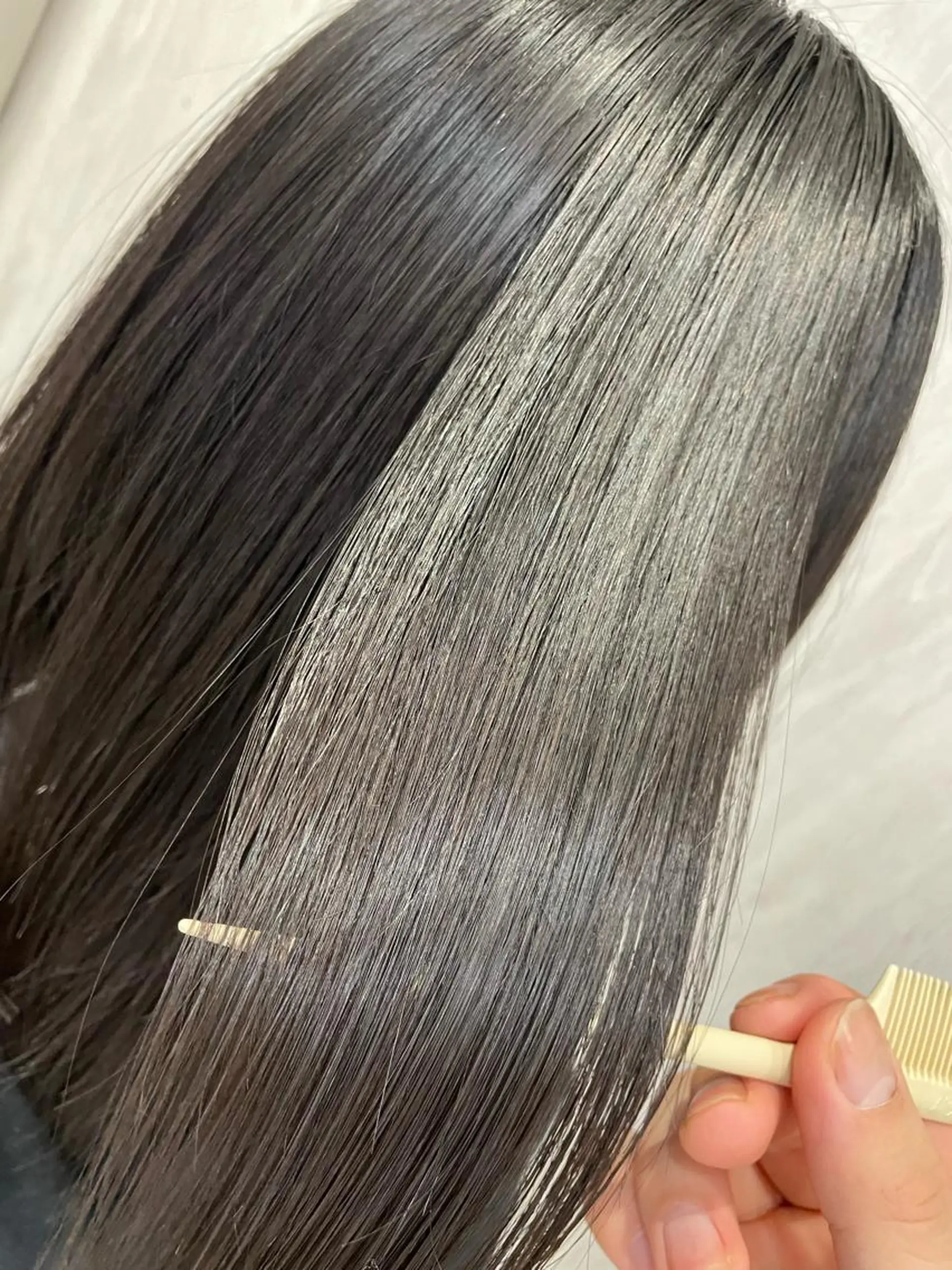 ミディアム ヘアアレンジ 縮毛矯正 金森 斗夢のヘアスタイル