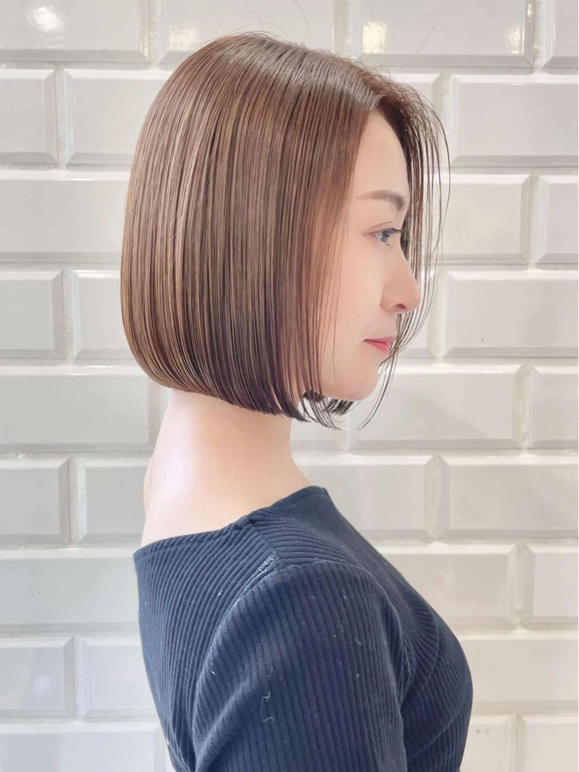 ショート クロスパーマ松永裕久 似合わせカットのヘアスタイル