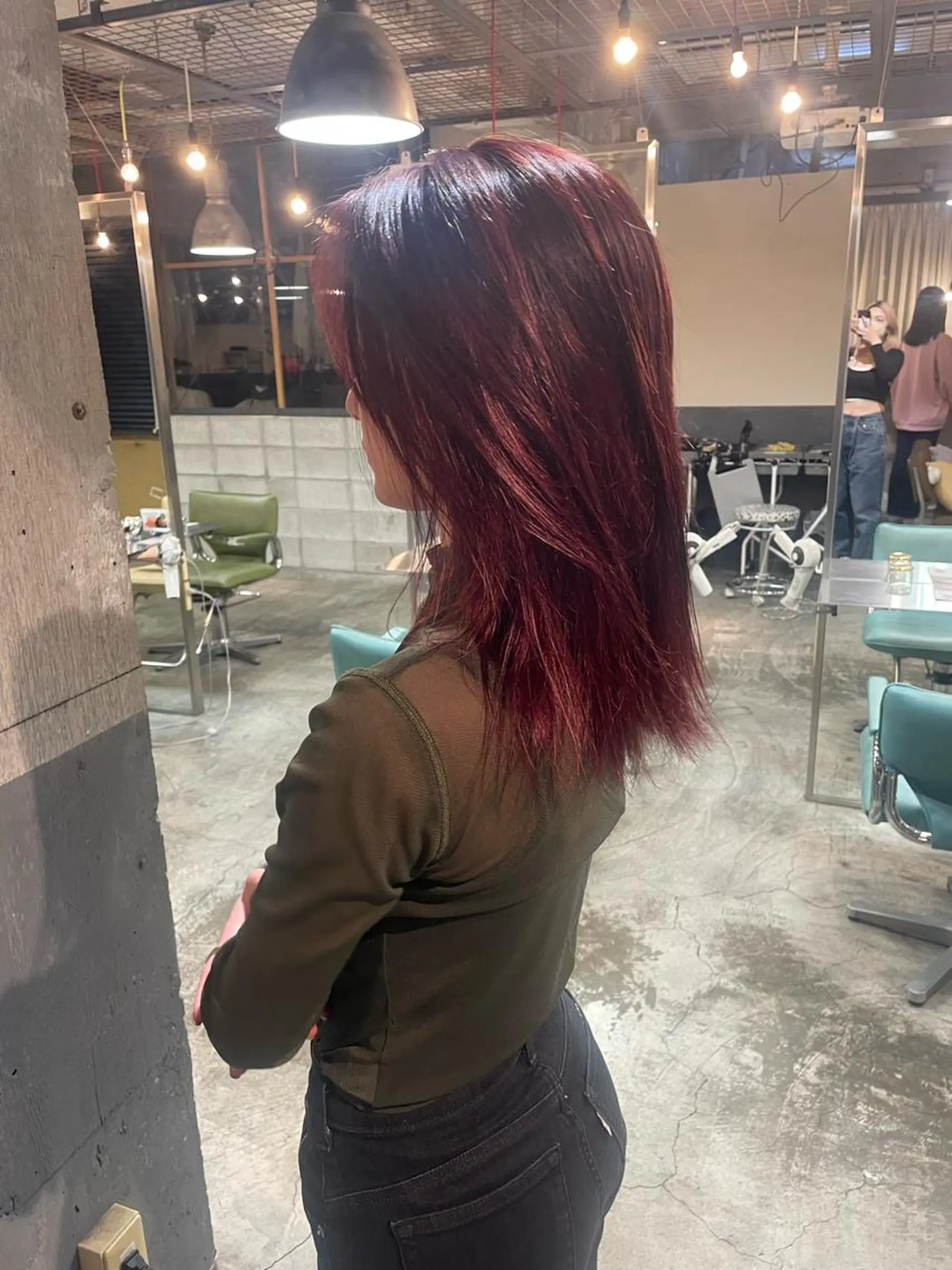 ミディアム カラー 海外レイヤー /NAGISAのヘアスタイル