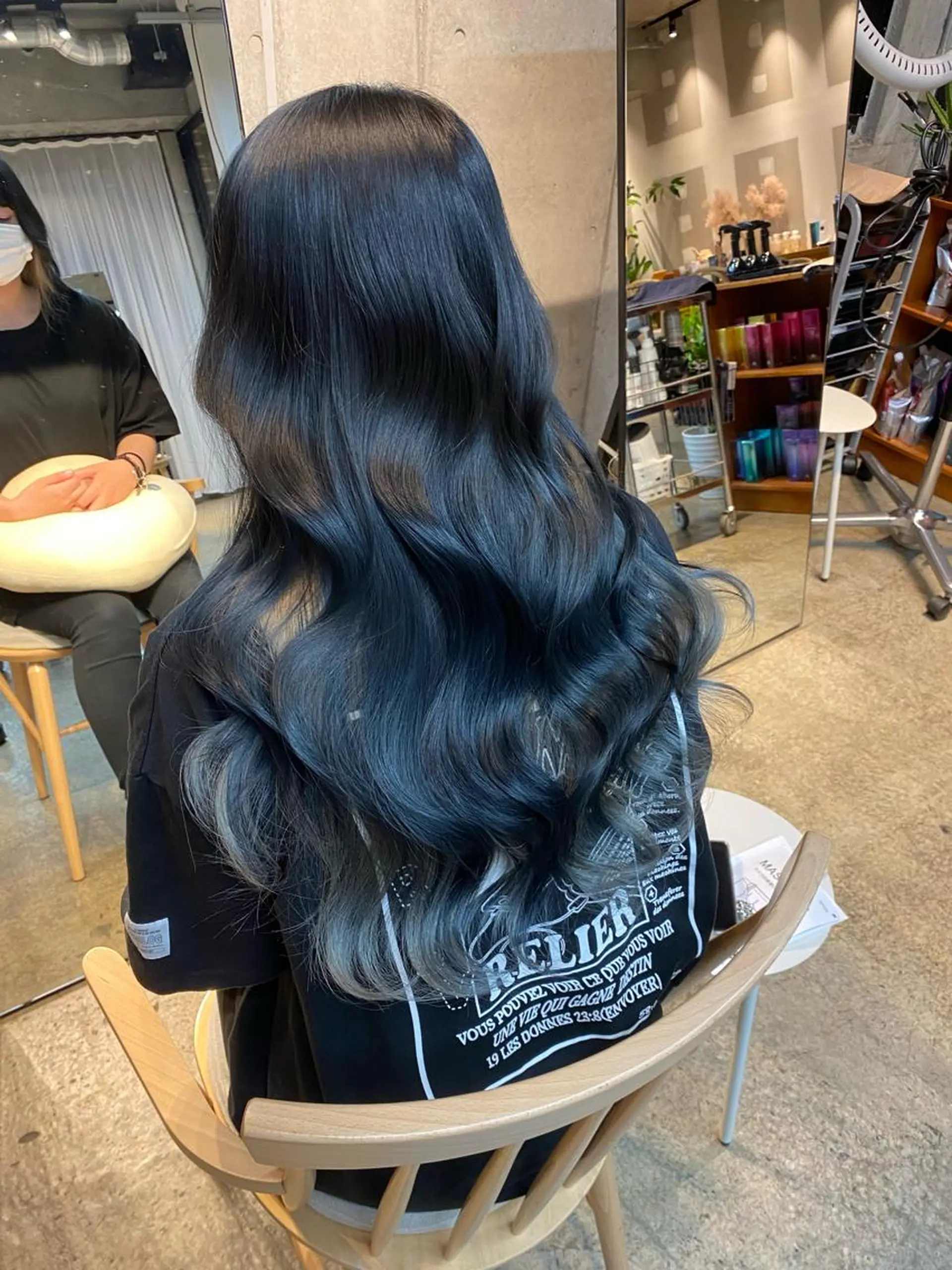 ロング カラー 飯田 みづきのヘアスタイル