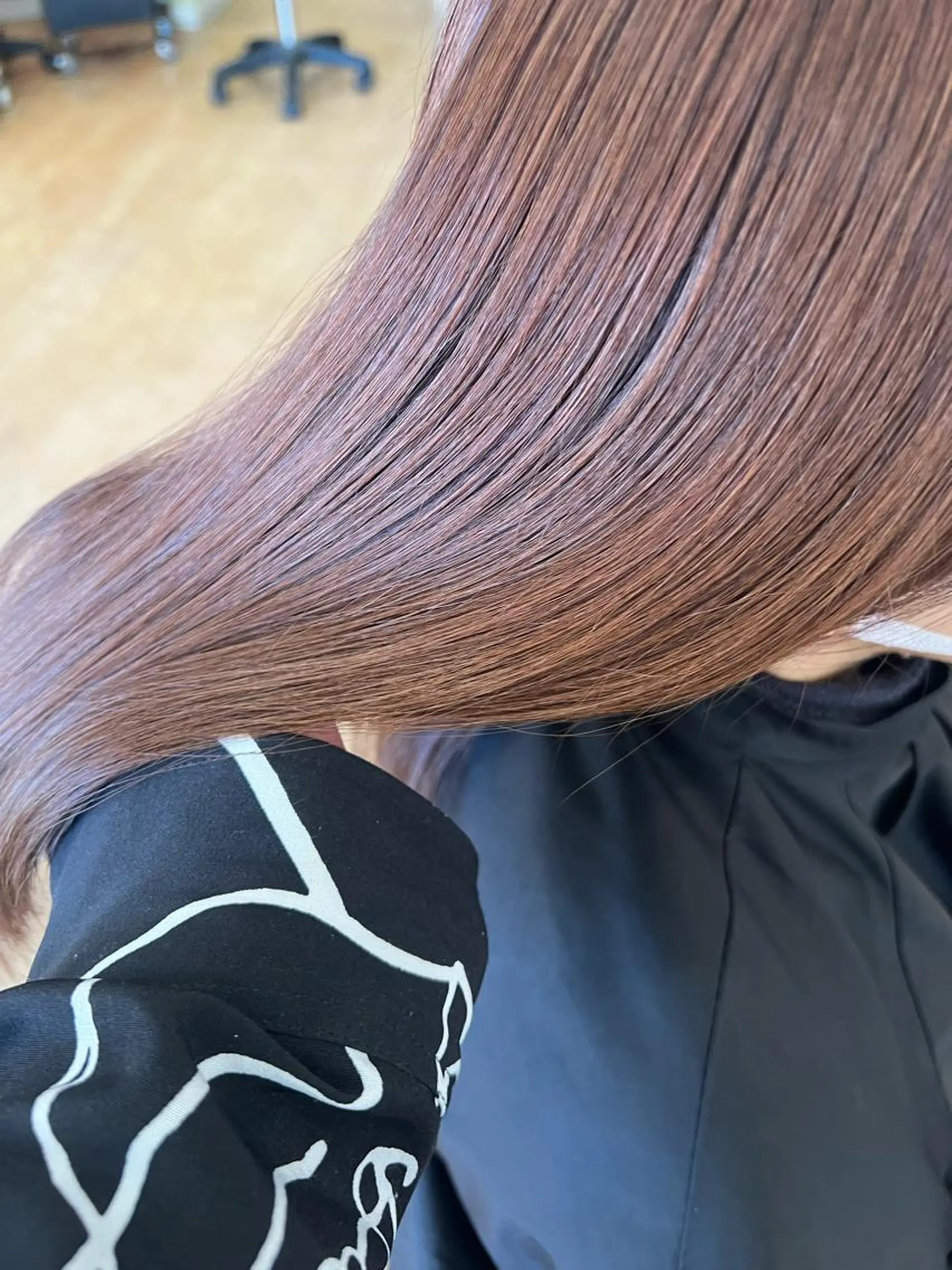 セミロング カラー 髪質改善TR特化 副店長 坂田一樹】のヘアスタイル