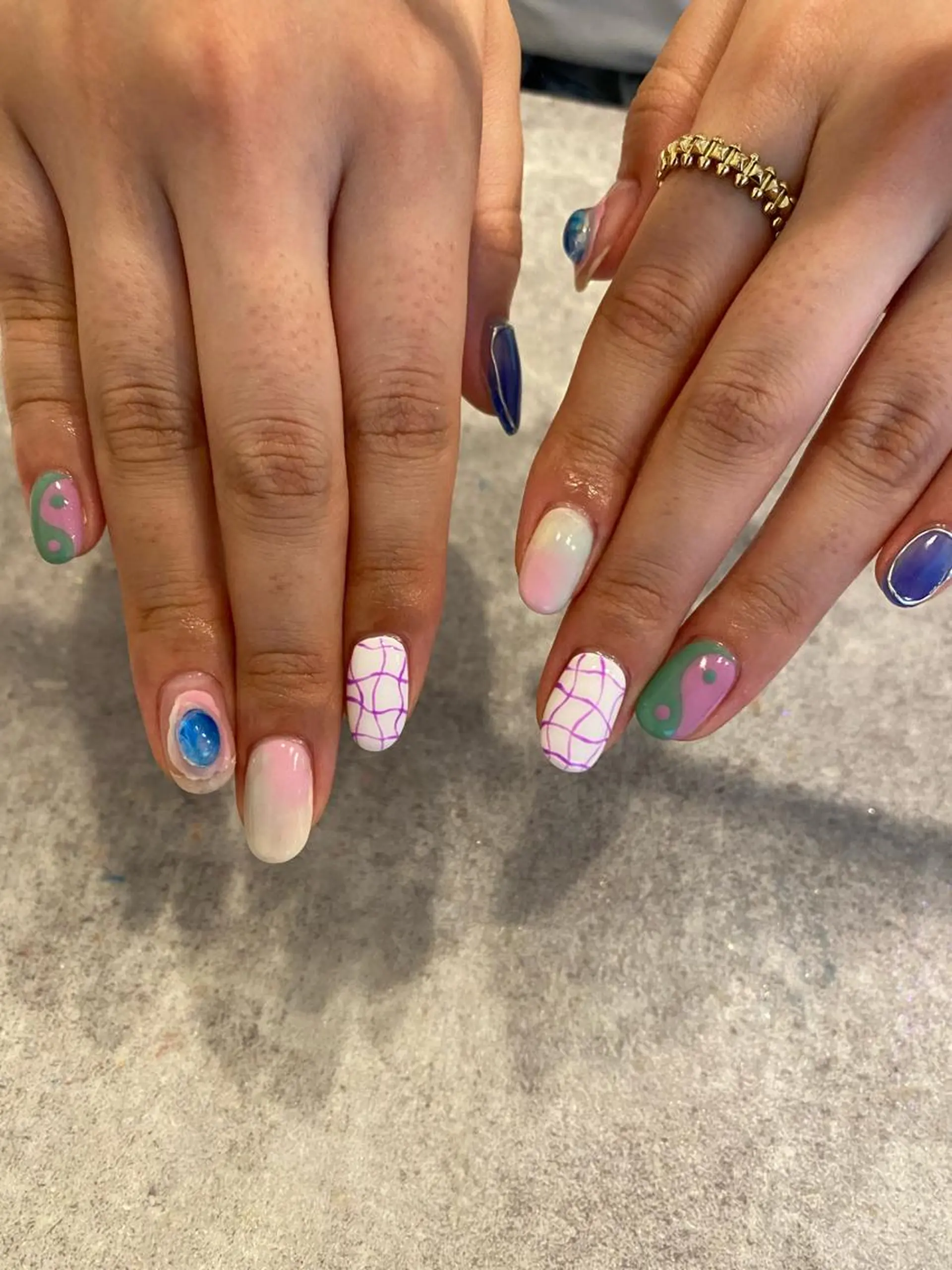 ネイル ハンドネイル 【LINON】 airiのネイルデザイン