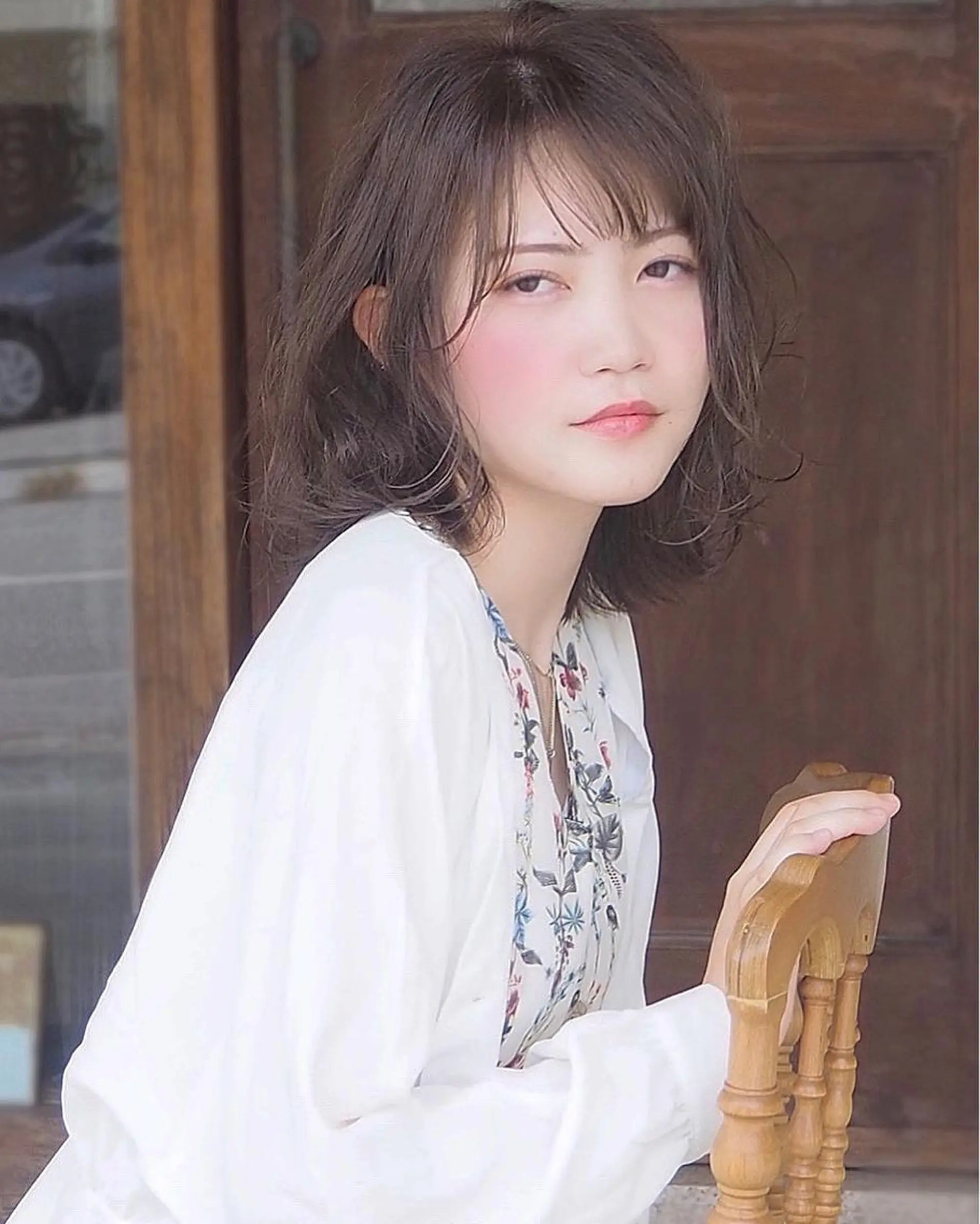 ミディアム カラー イルミナカラー カット ヘアカラー grand juteのヘアスタイル