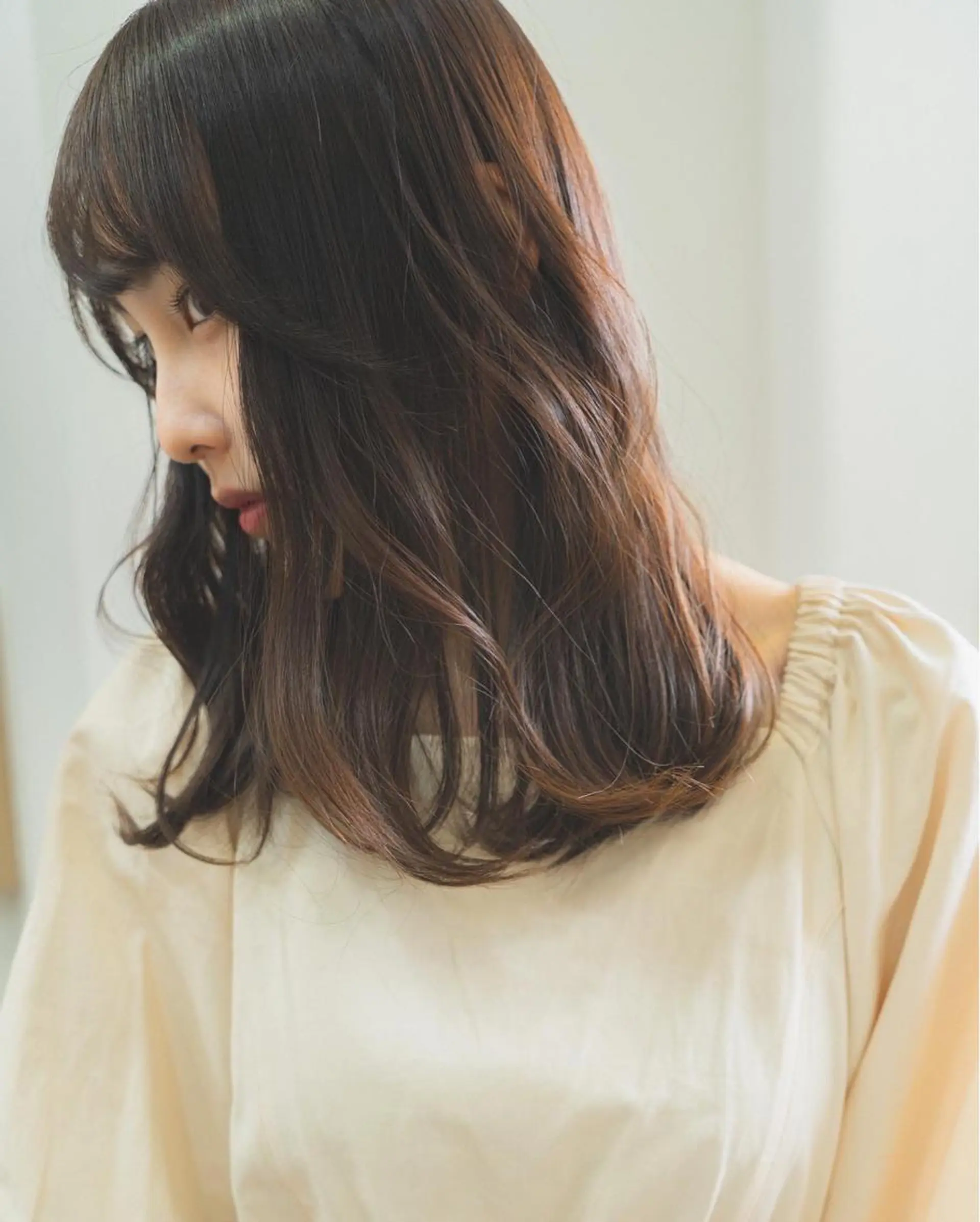 セミロング 矢口 嵩人のヘアスタイル