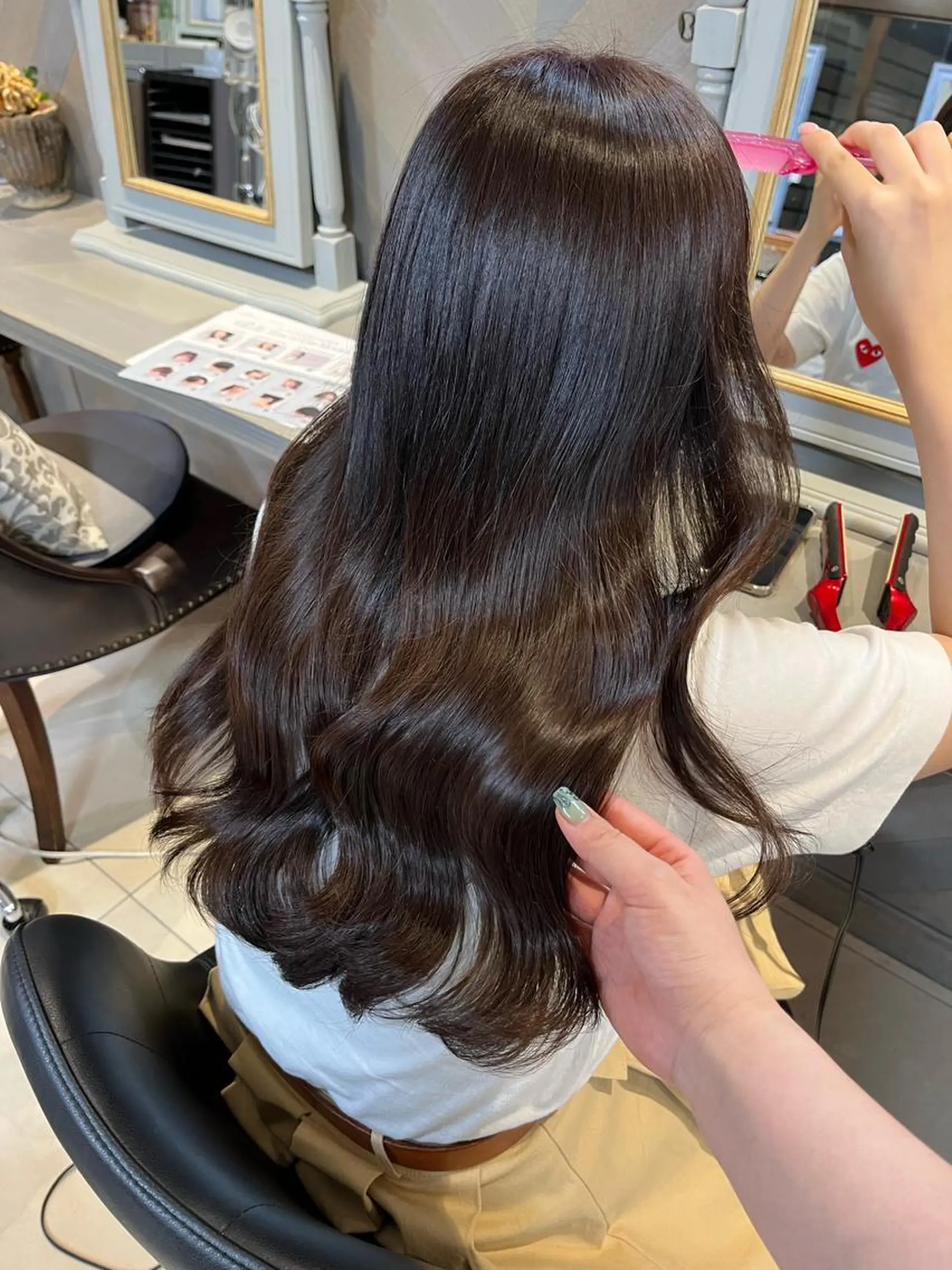 セミロング カラー Froom🌻 村上夏菜のネイルデザイン