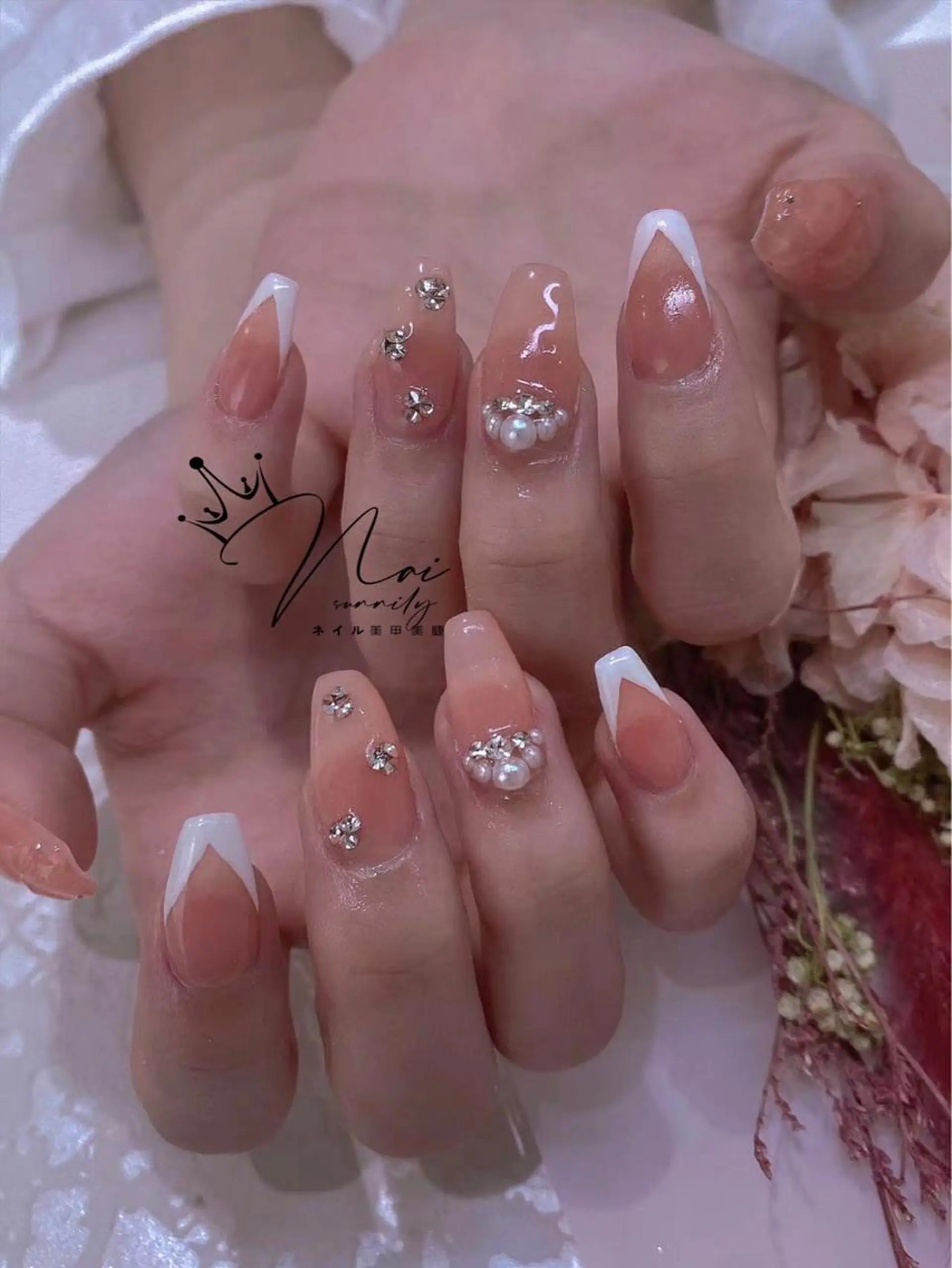 ネイル 長さだし専門店 M2　rikaのネイルデザイン