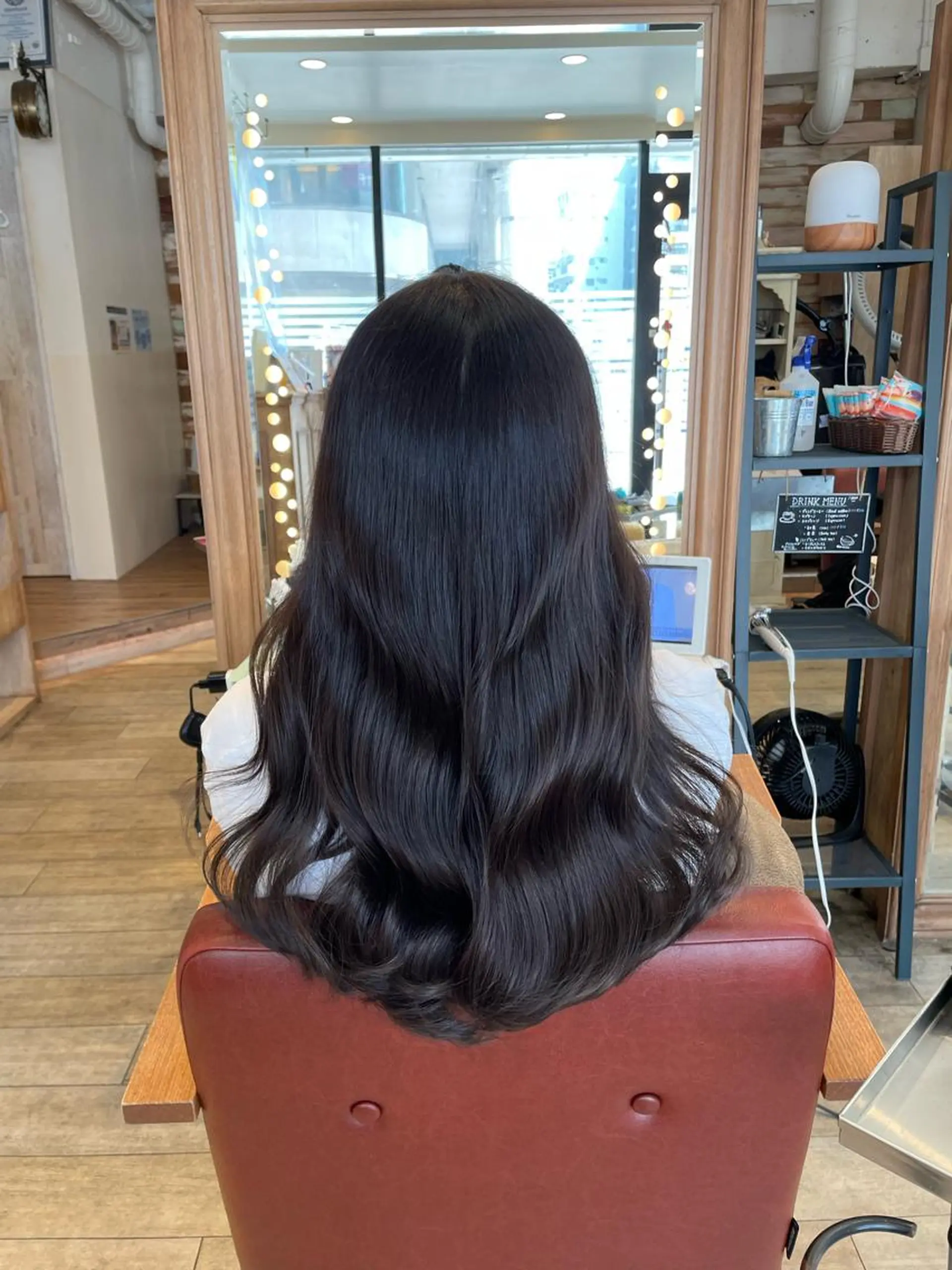 ロング カラー ブルーカラー 透明感カラー パープルカラー なりたいを叶えます！ 出口 紗依のヘアスタイル