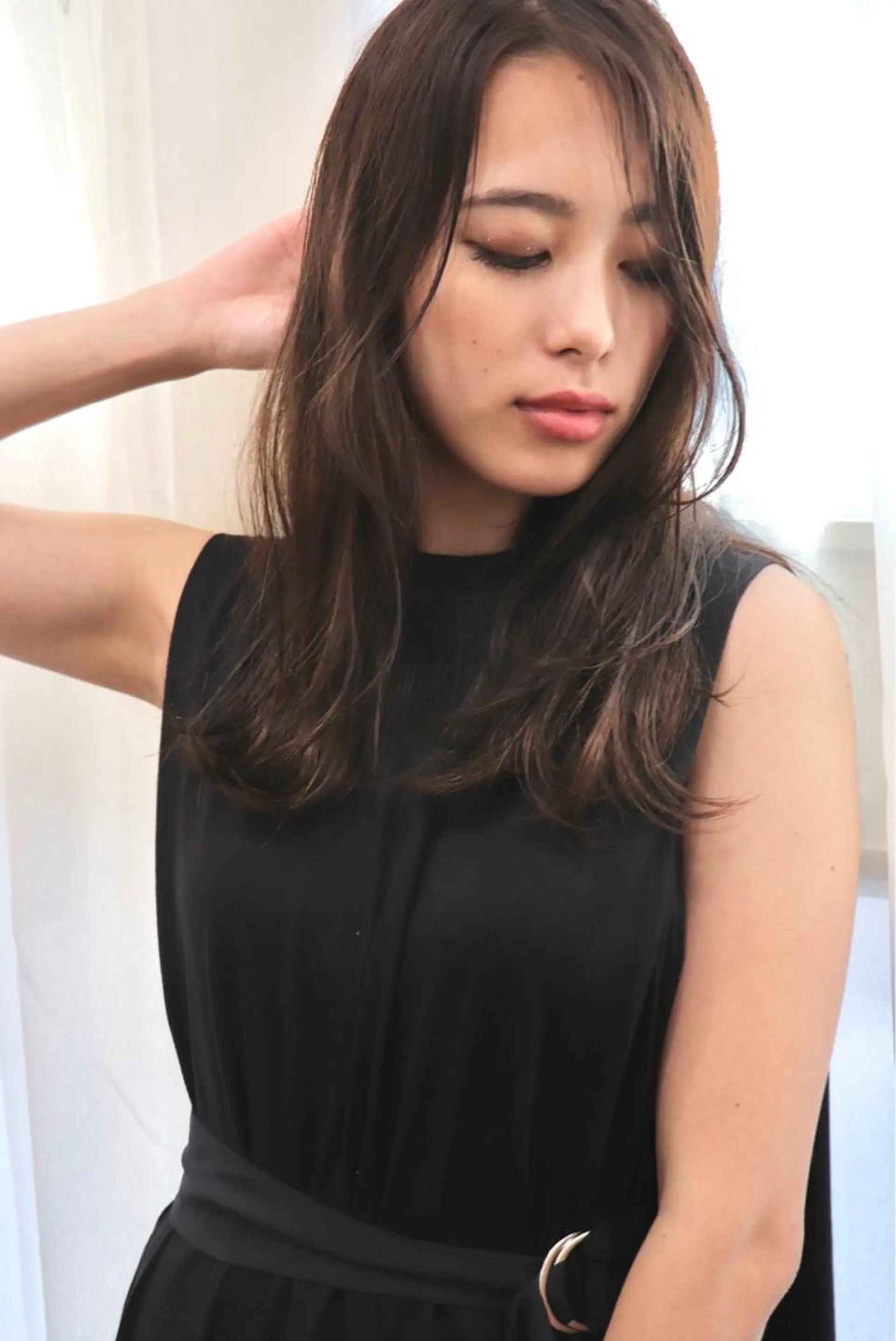 ミディアム カラー カット トリートメント ヘアセット 髪質改善＆ブリーチ 伊勢　祐一郎のヘアスタイル