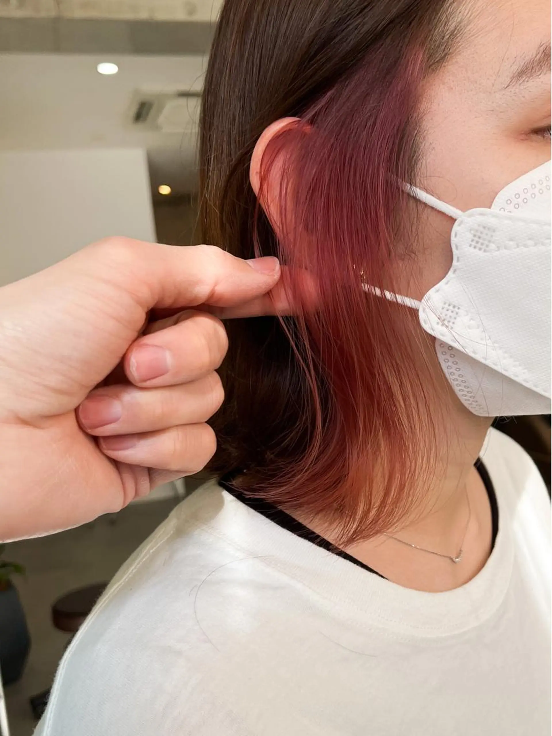 ショート カット ヘアカラー トリートメント ボブ×縮毛矯正 ryotaのヘアスタイル