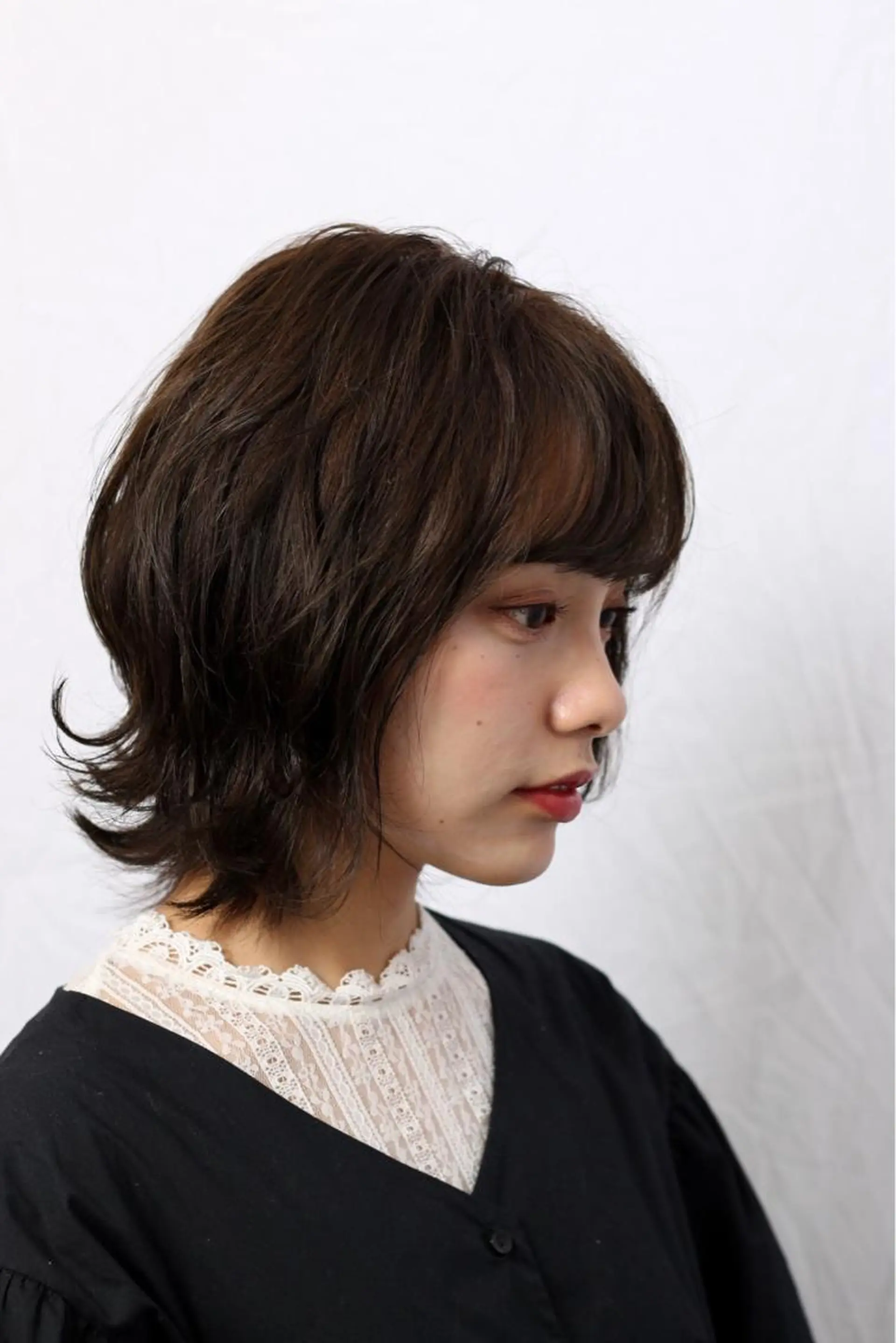 ショート ボブ 外ハネヘア 【似合わせカット】 松尾一気のヘアスタイル