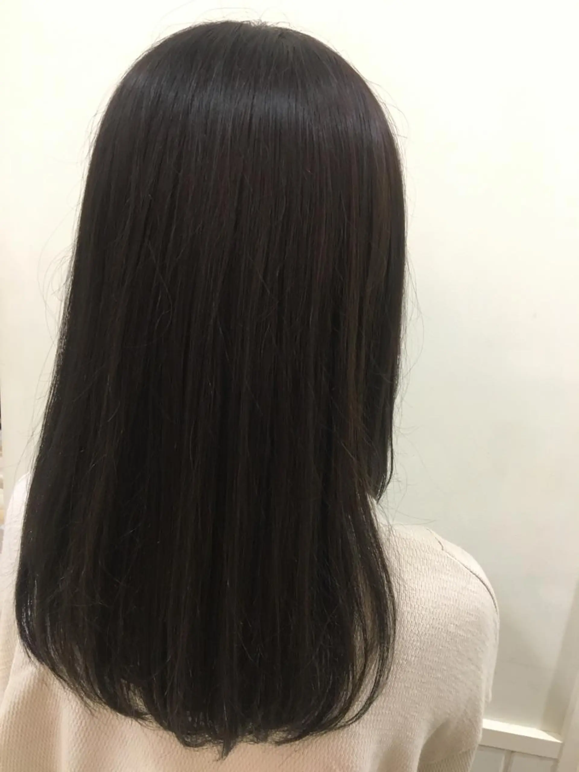 セミロング カラー ボブ/美髪矯正 /佐藤　奈巳のヘアスタイル