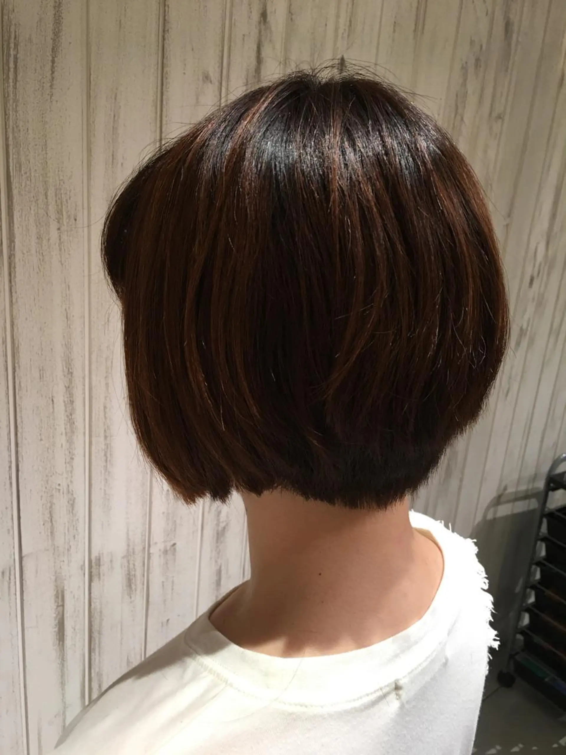 ショート パーマ ショートボブ ボブ ショートヘア ストレートパーマ 永井大樹✨ 透明感カラー✨のヘアスタイル