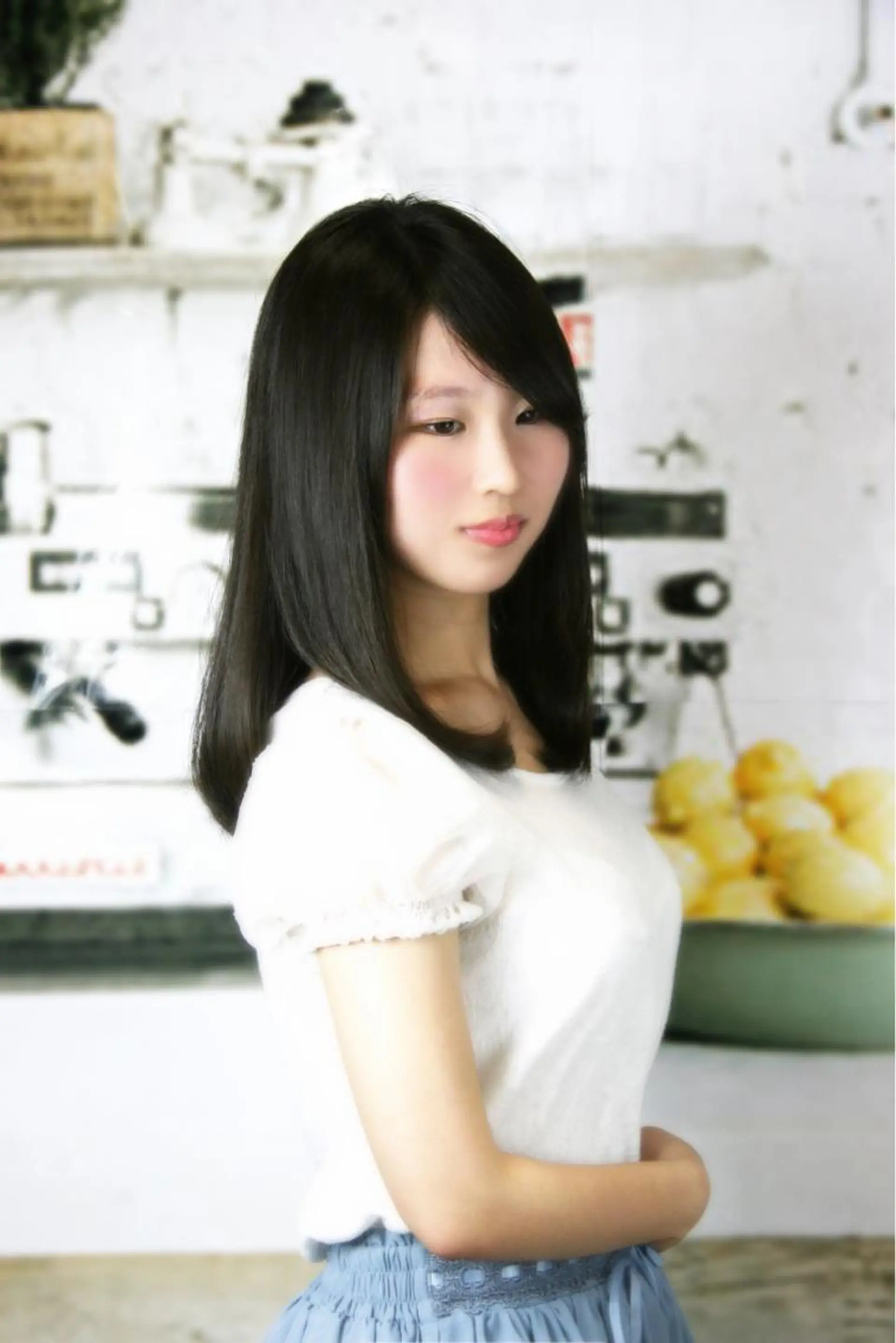 ミディアム anyhow academyのヘアスタイル