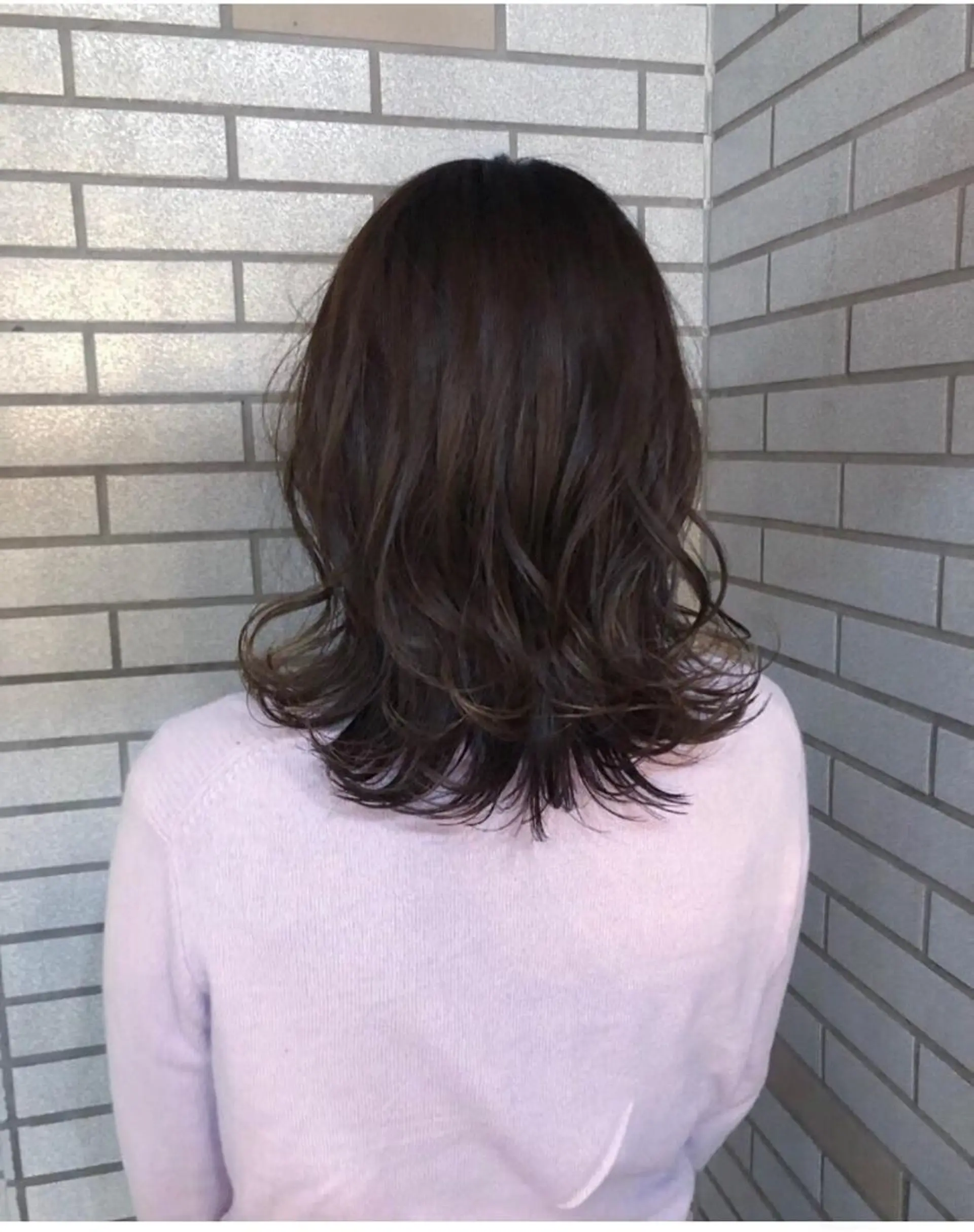 ミディアム カラー アディクシーカラー アッシュ ベージュカラー ブラウンカラー レイヤーカット 中村 よしひでのヘアスタイル