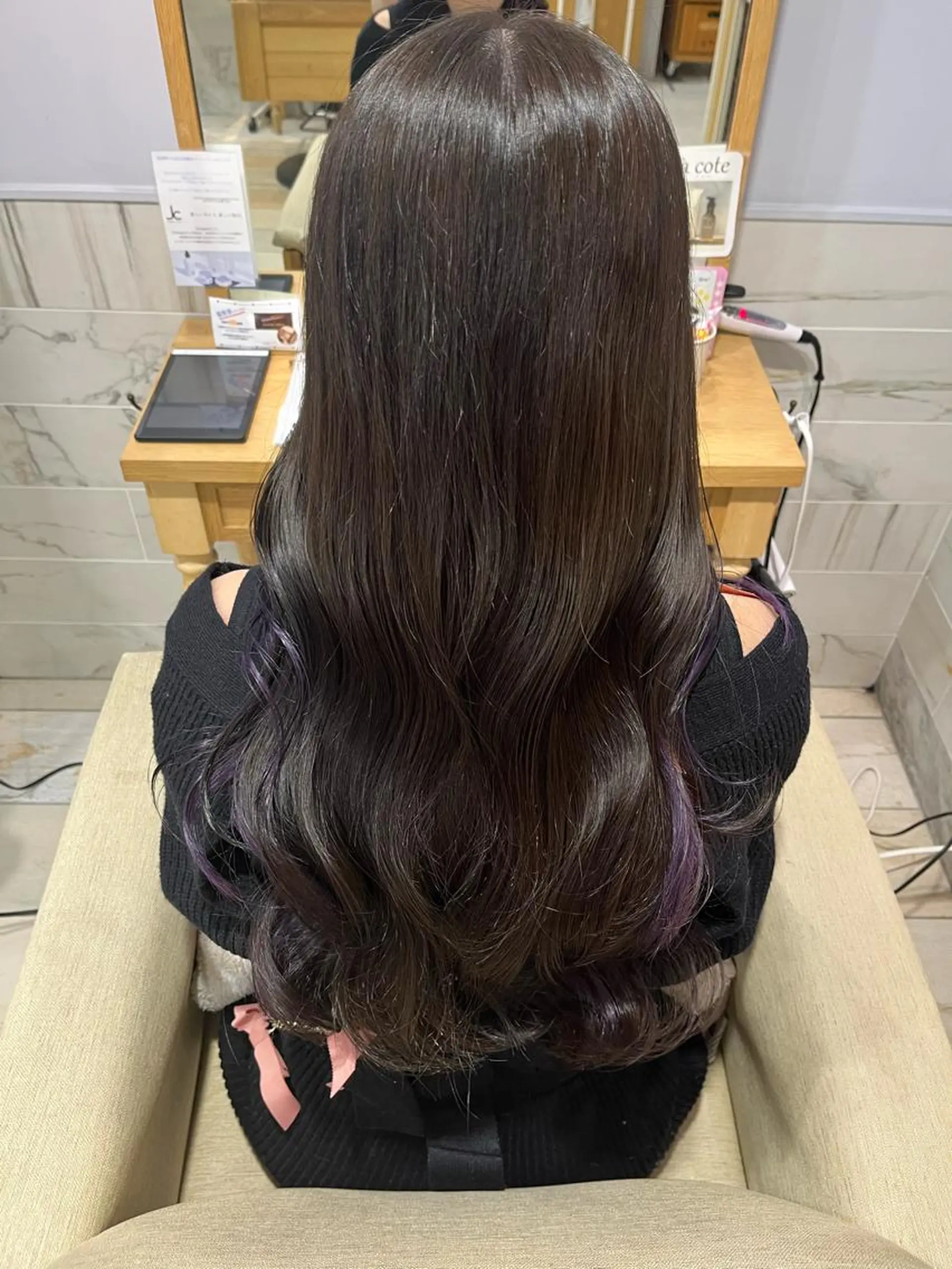 ロング カラー 勝野 優佳のヘアスタイル