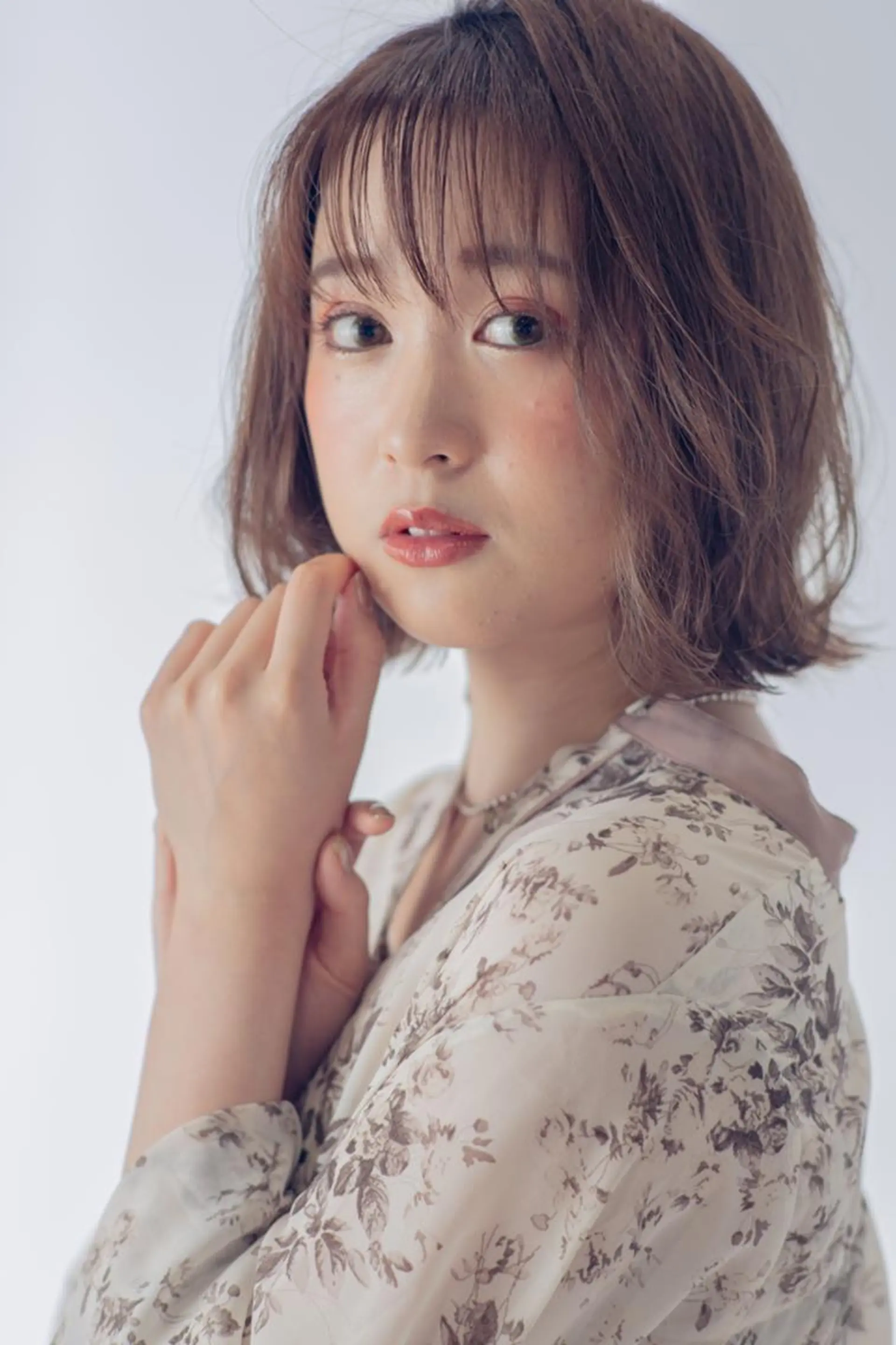 ミディアム 艶カラー/髪質改善/ はかまた🕊️のヘアスタイル