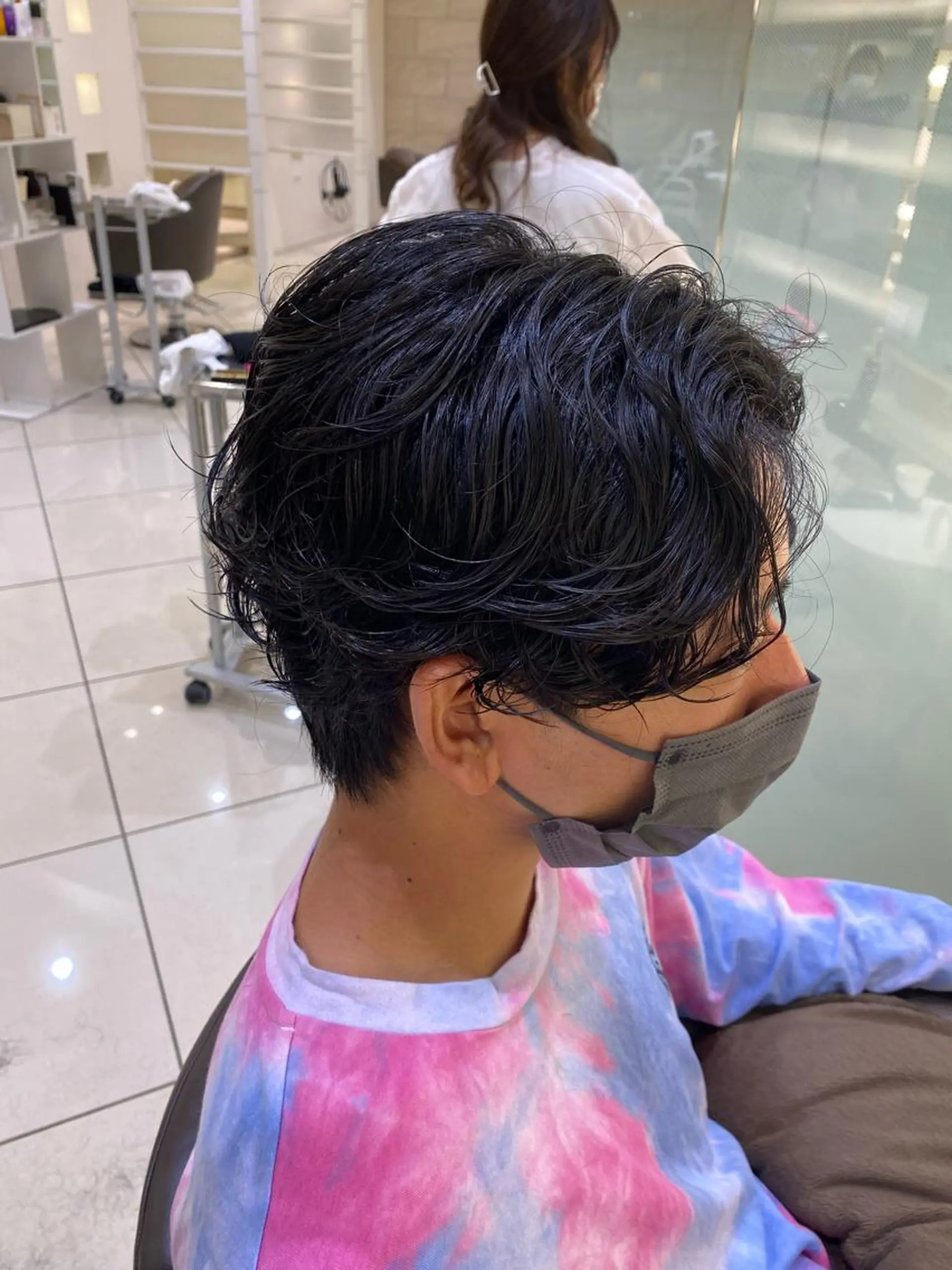 メンズ カット パーマ トリートメント 銀座メンズ専門🖤 小島奈々のヘアスタイル