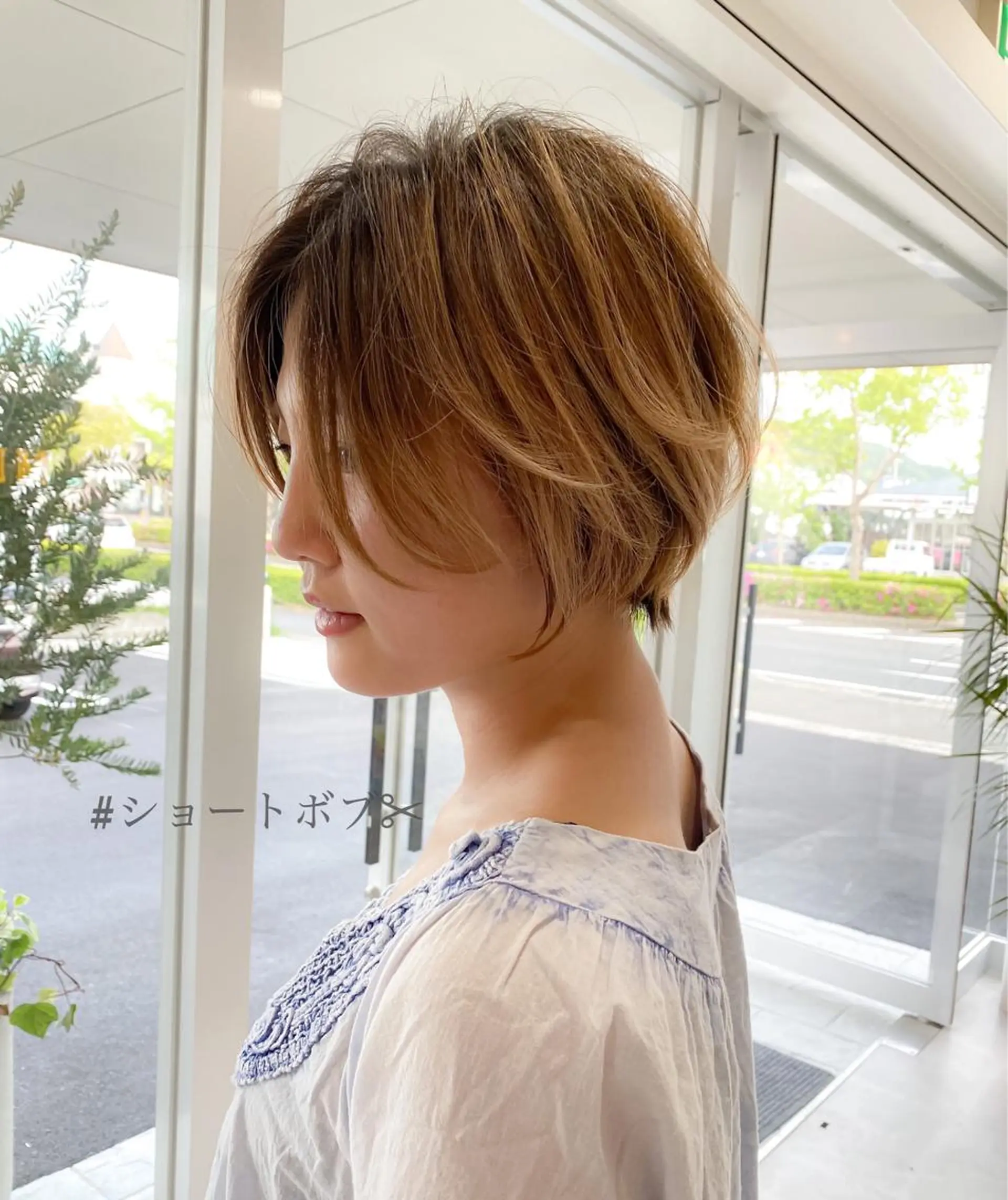 ショート カラー ショートヘア 【ショートスタイル】 志波李空のヘアスタイル