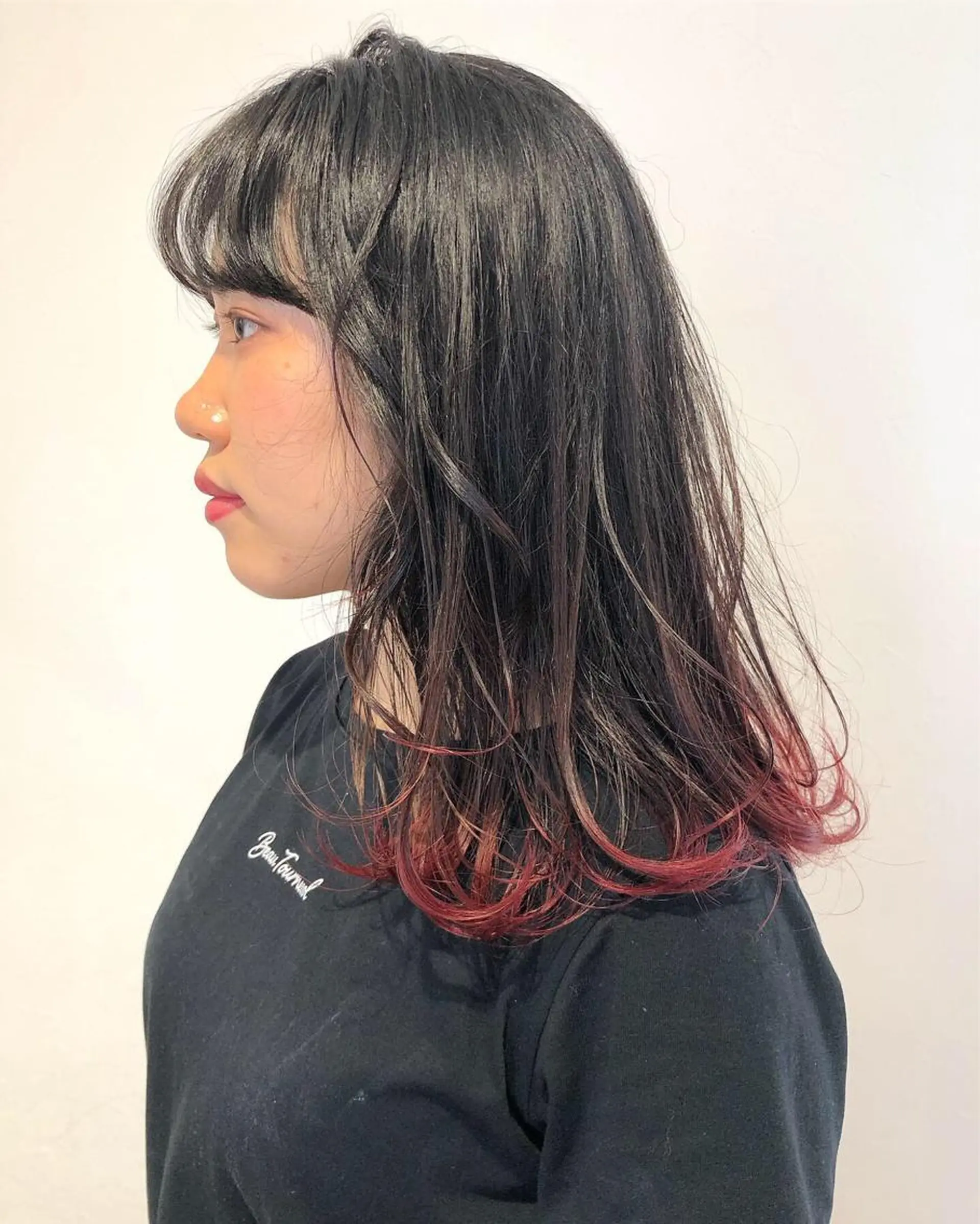 セミロング カラー ヘアアレンジ 【池袋/スパイキー ショート】ⓝⓘⓜⓤのヘアスタイル