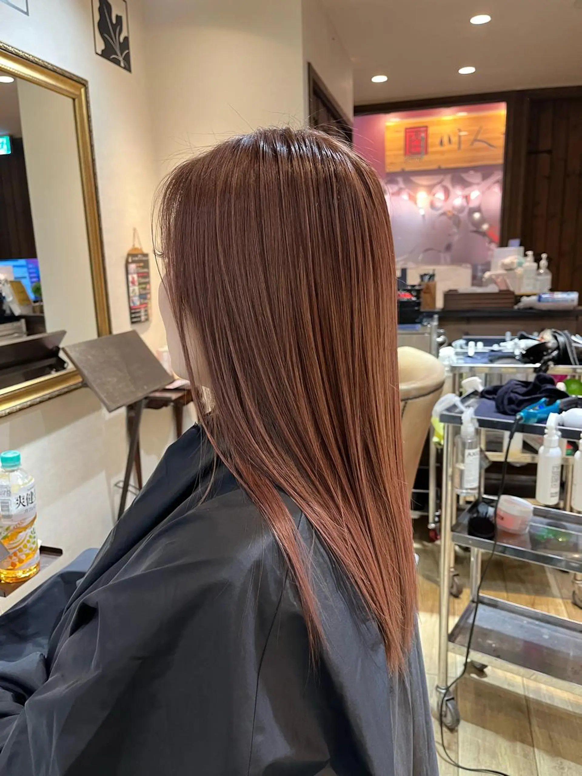 ロング カラー ブリーチ ブリーチなしカラー 縮毛矯正 ヘアカラー VOYAGE所属・中園康 /カラー/ブリーチのヘアスタイル