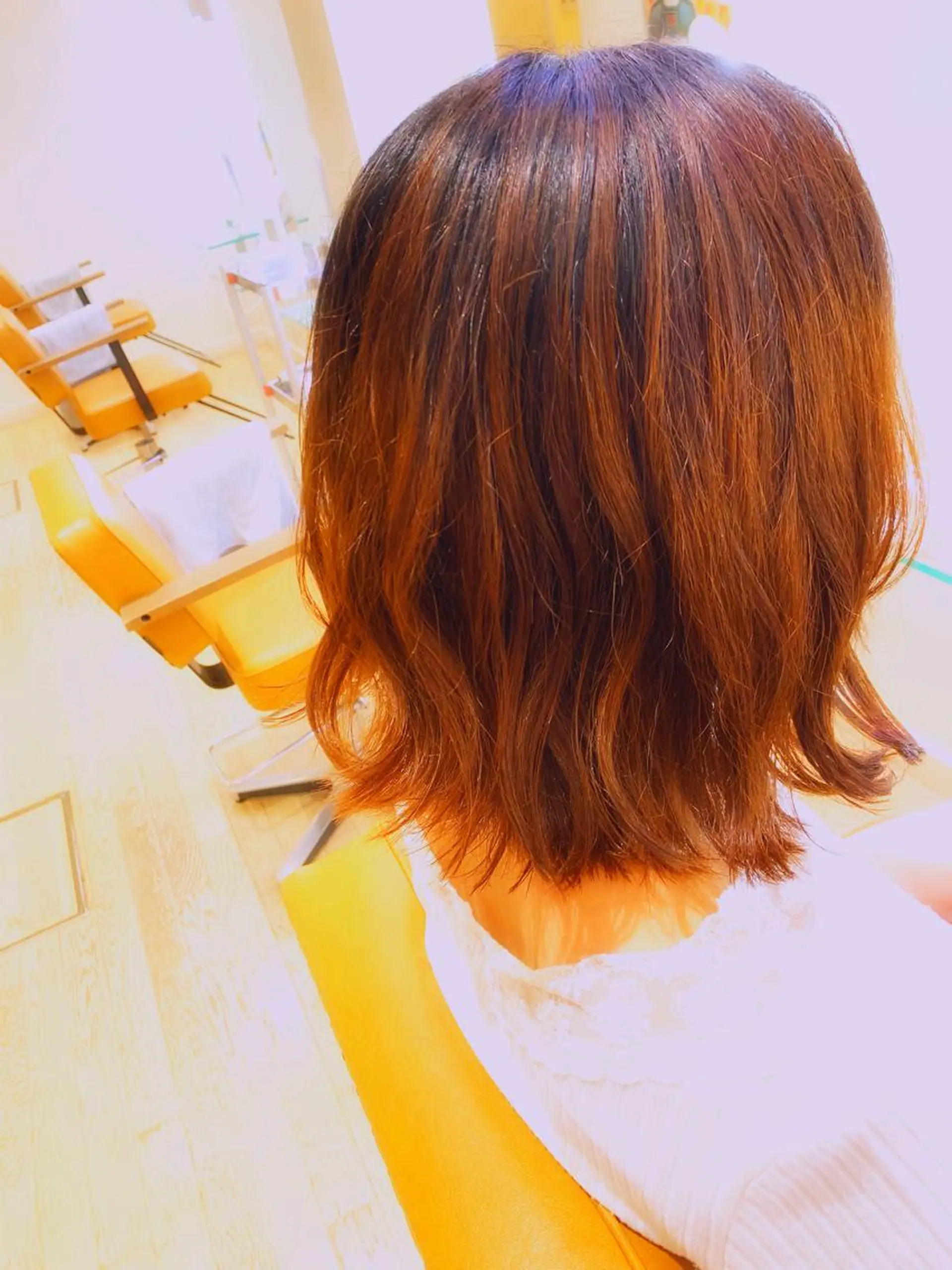 ミディアム ヘアアレンジ 外ハネヘア 【メンズモデル募集】 Bassa所沢のヘアスタイル