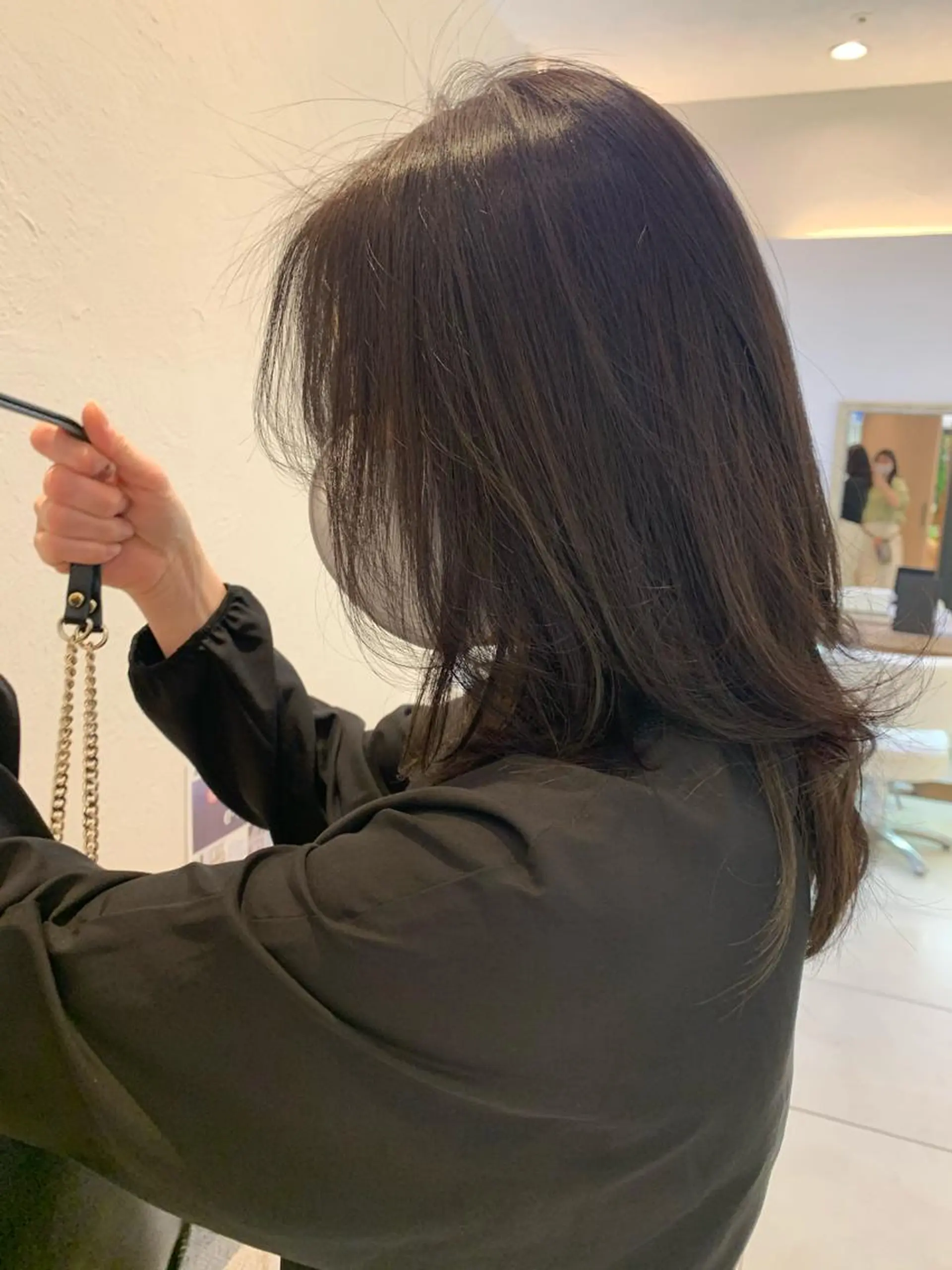 ミディアム 似合わせカラー/艶 髪質改善/ヨシザキのヘアスタイル