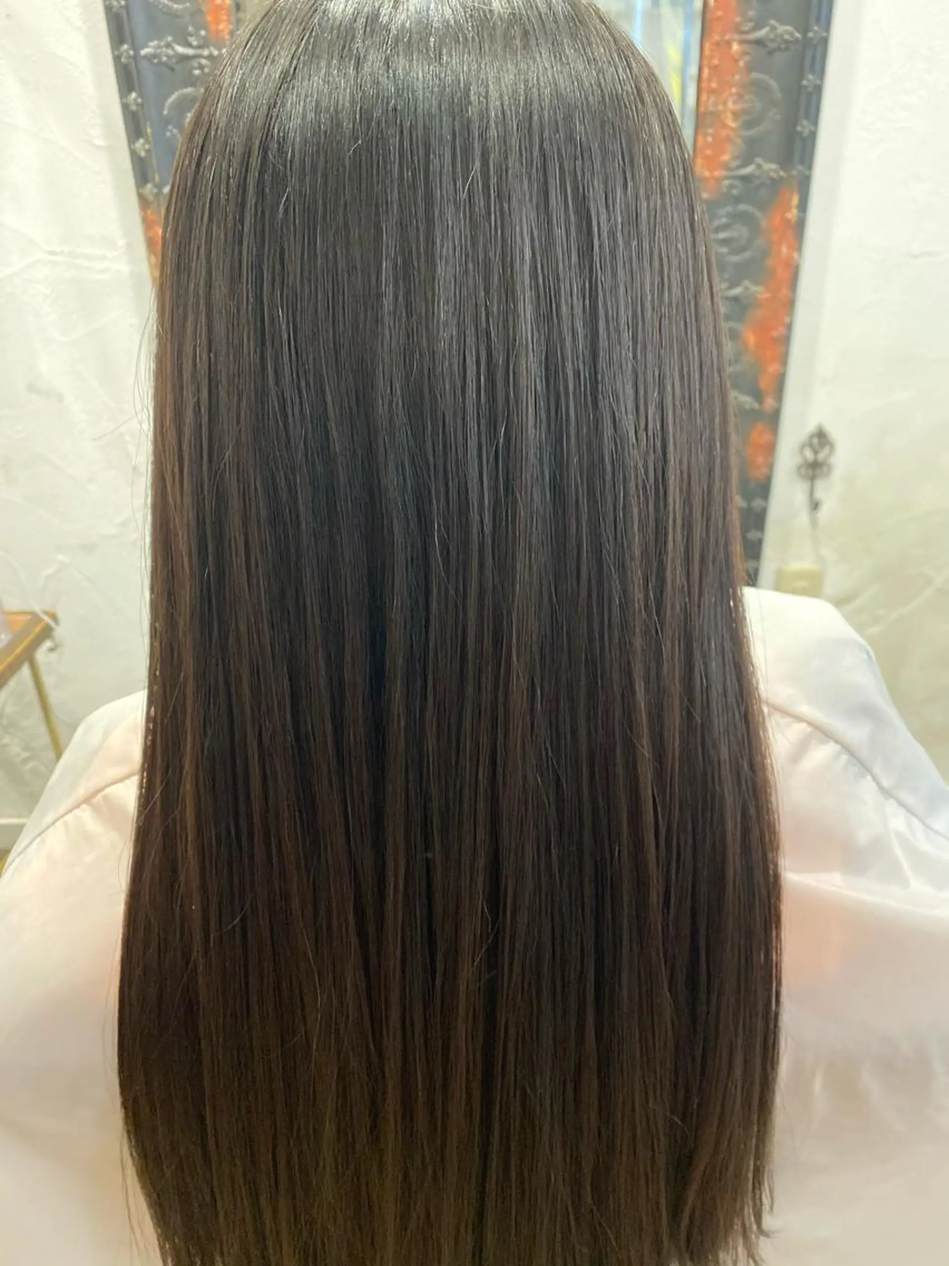 ロング カラー パーマ マルヤマ リナのマツエク・マツパデザイン