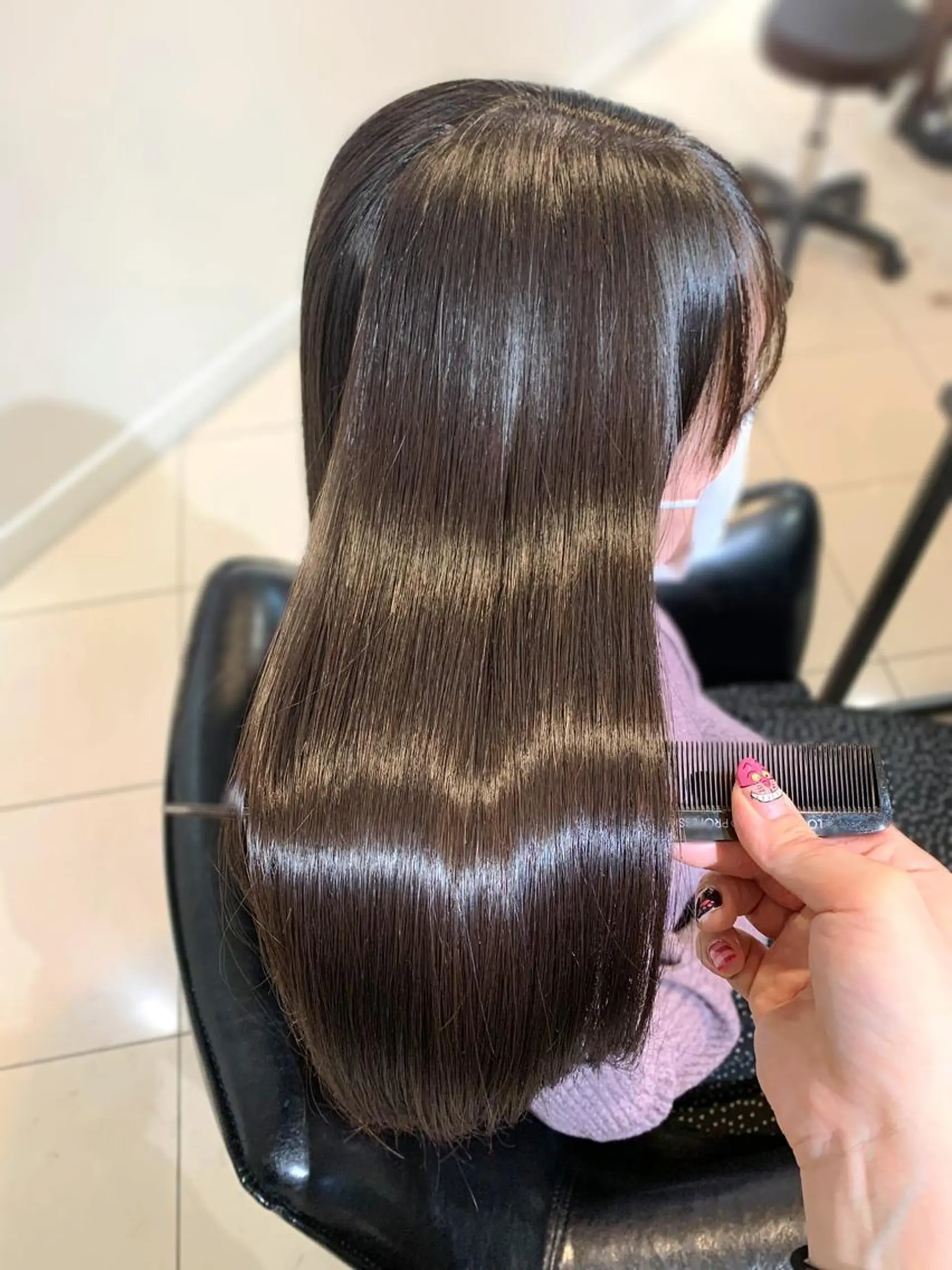 ロング 髪質改善 縮毛矯正 joule新宿店 YUIのヘアスタイル